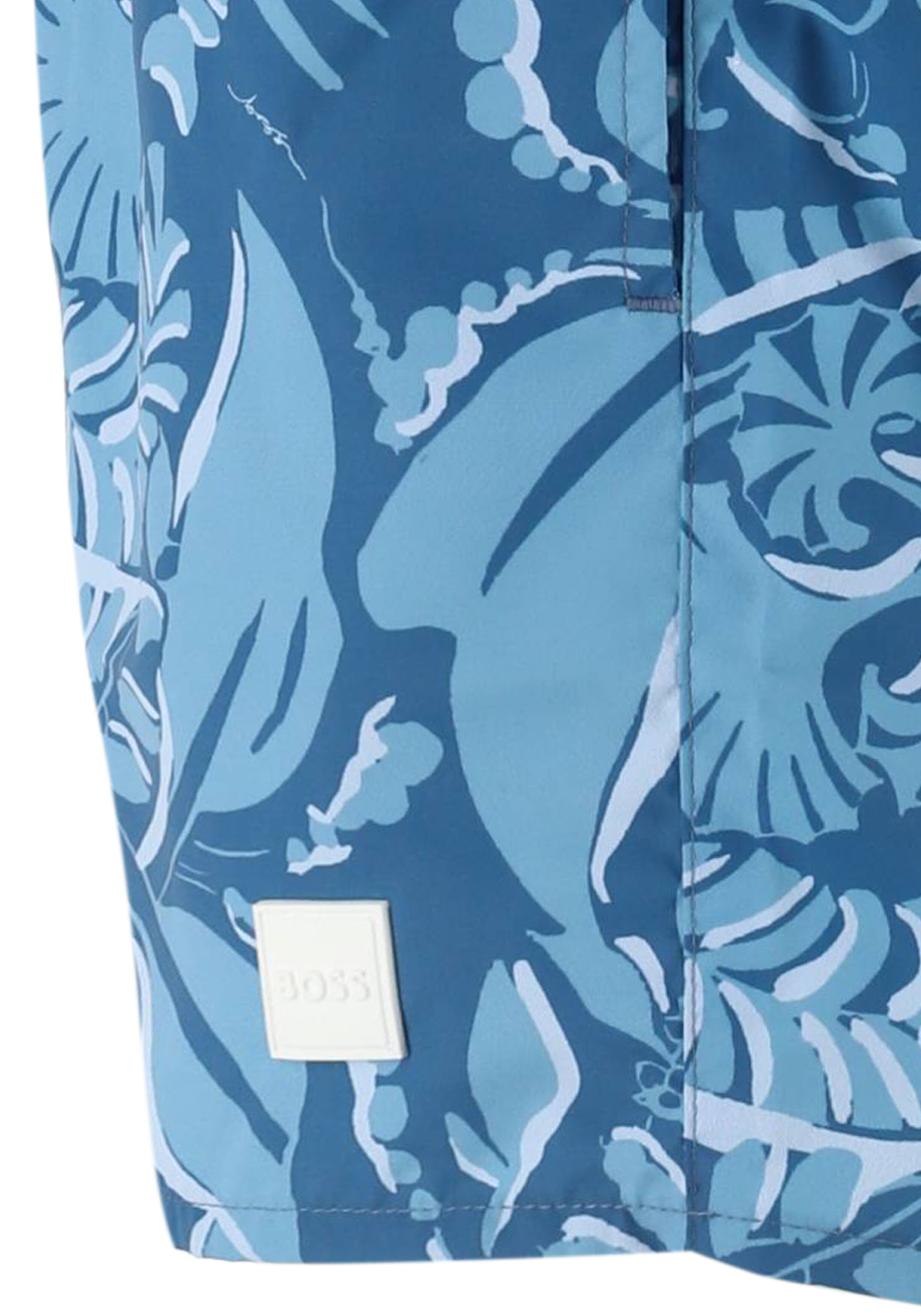 HUGO BOSS Piranha swim shorts, heren zwembroek, blauw dessin