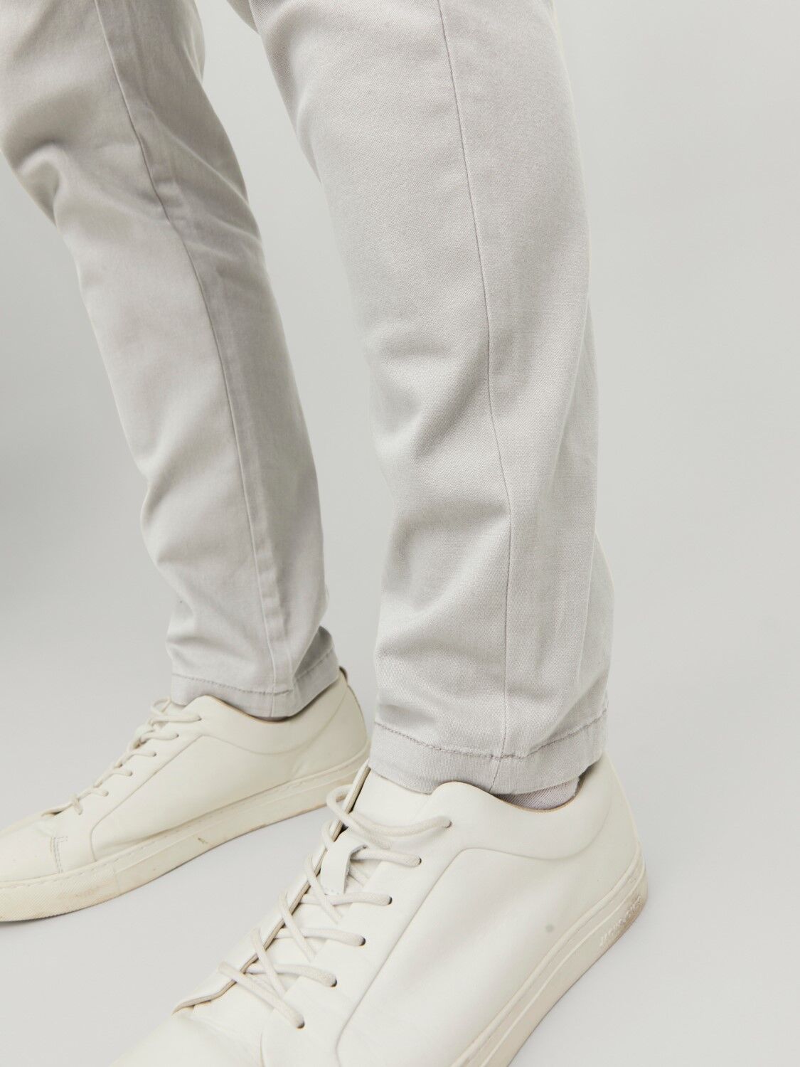 JACK & JONES Marco Dave Ghost Grey loose fit, heren chino, grijs