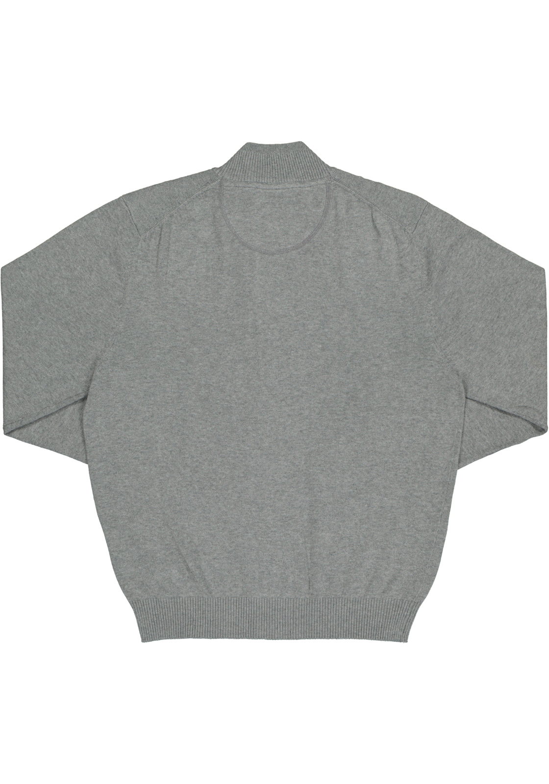 6-4049807430432_redmond_trui_HR Redmond heren vest katoen, met rits, grijs