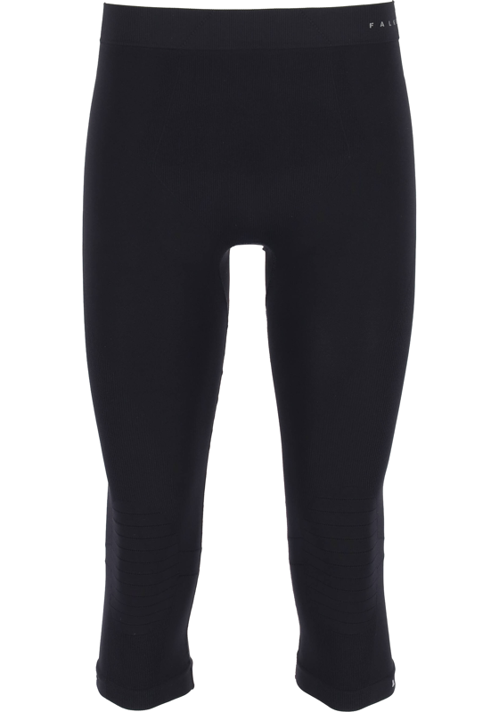 FALKE Maximum Warm heren thermo broek 3/4, zwart  FALKE Maximum Warm heren thermo broek 3/4, zwart