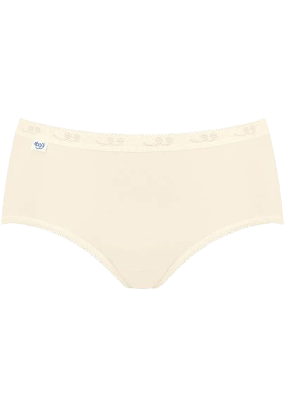 Sloggi Women Basic+ Midi (1-pack), dames slip, lichtgeel Sloggi Women Basic+ Midi (1-pack), dames slip, lichtgeel