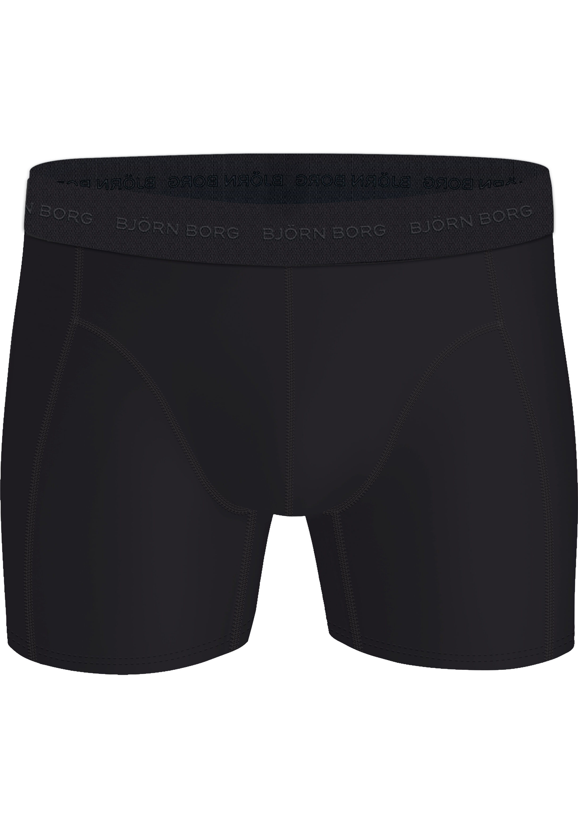Bjorn Borg boxers, microfiber heren boxers lange pijpen (1-pack), wit, navy blauw, zwart