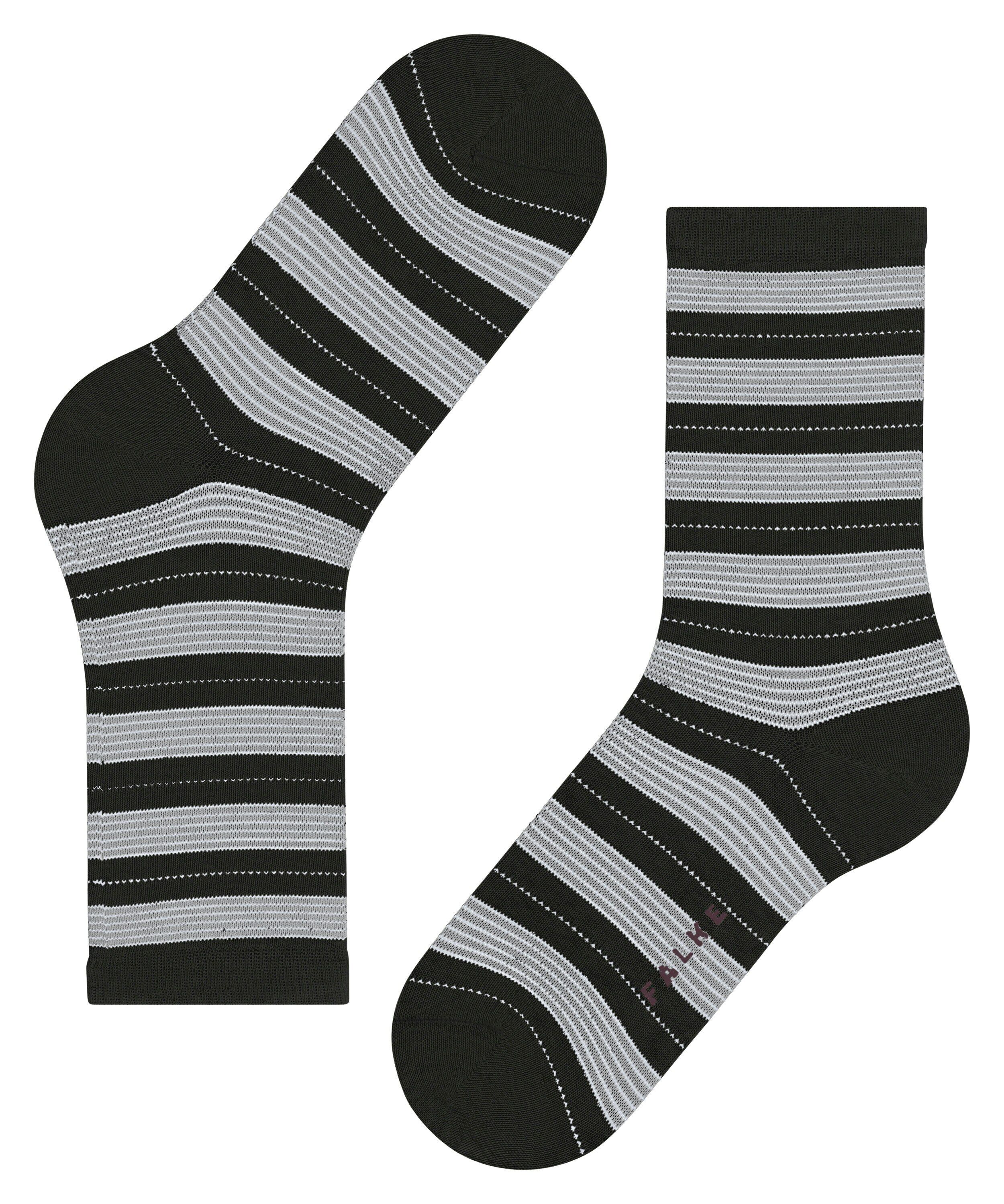 FALKE Stripe Uniform damessokken, zwart (black)