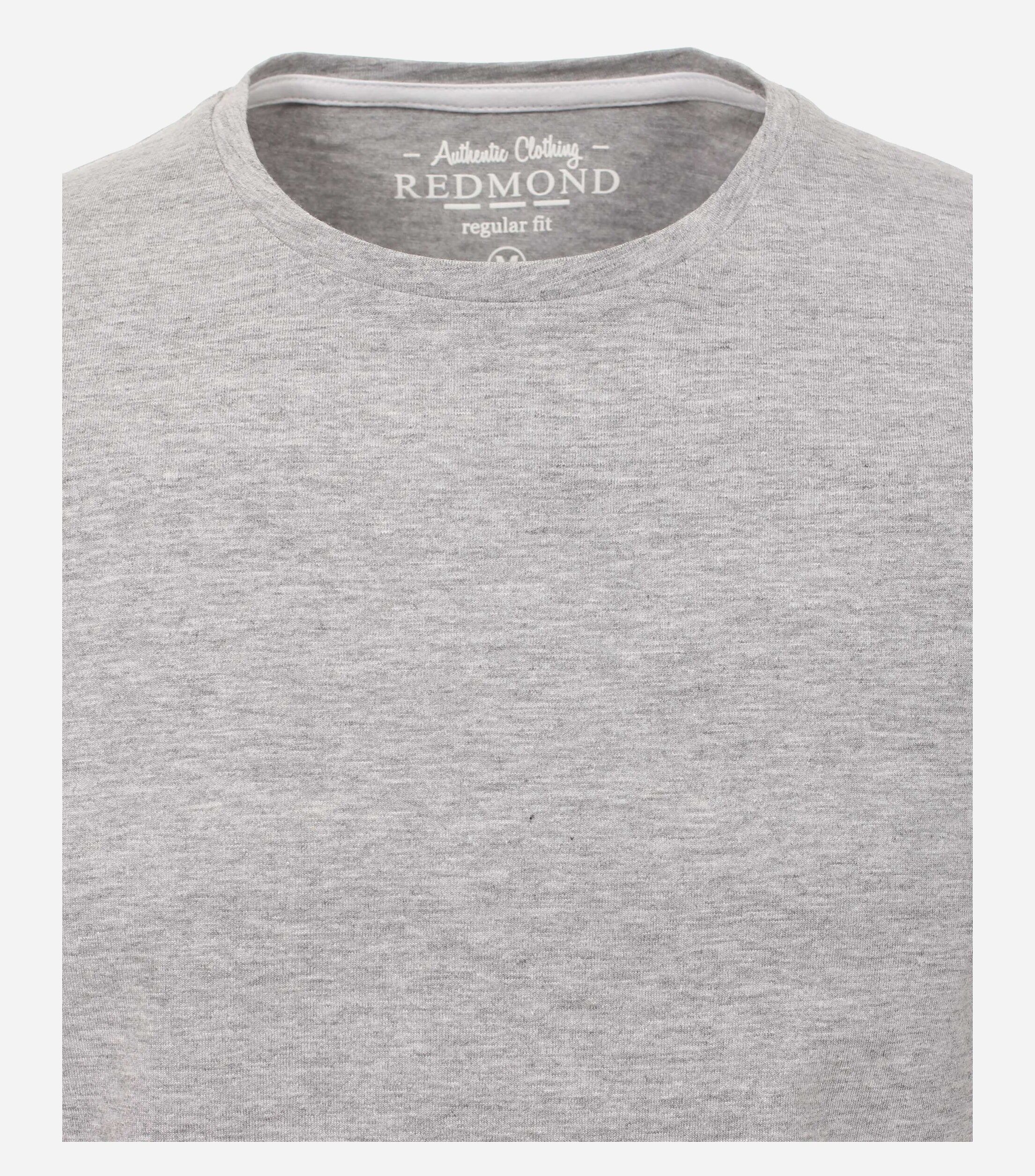 Redmond regular fit T-shirt, korte mouw O-hals, grijs