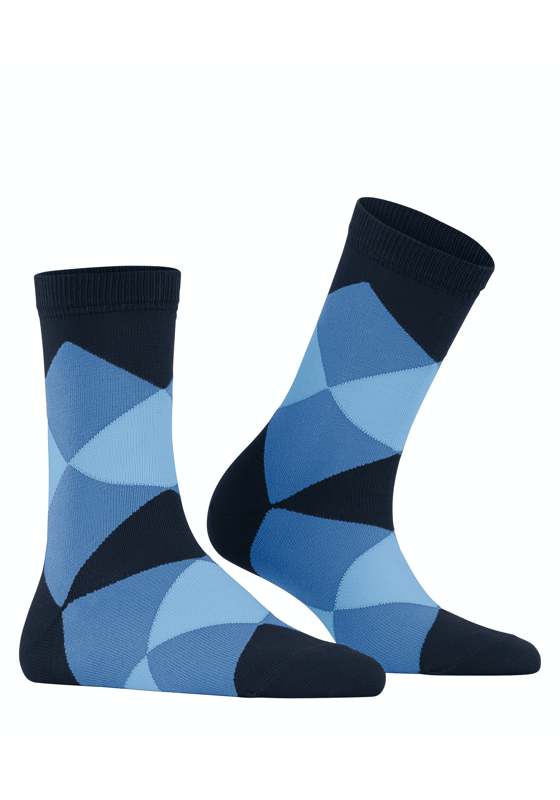Burlington Bonnie damessokken kort, blauw (marine) Burlington Bonnie damessokken kort, blauw (marine)