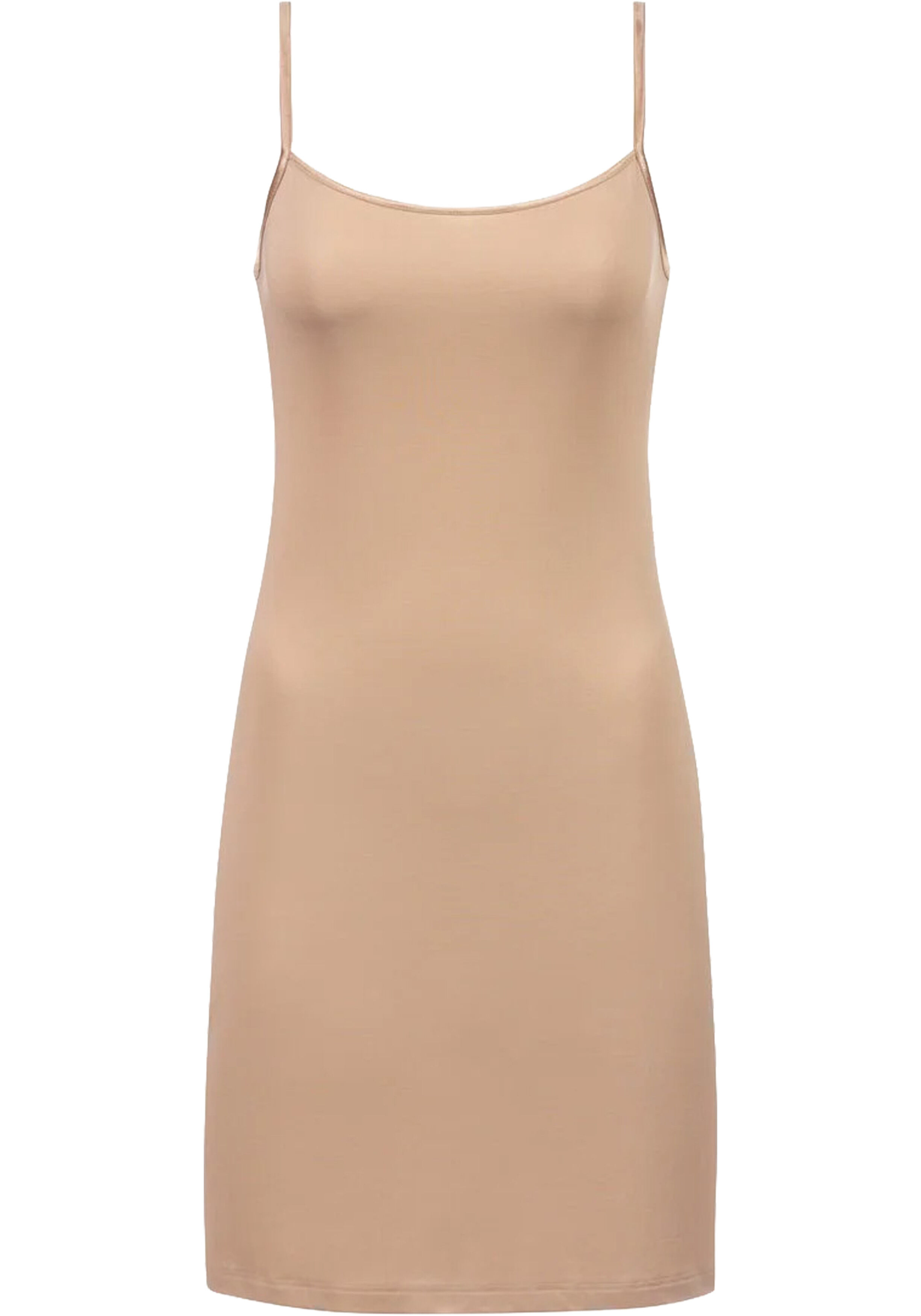Mey dames slip dress Emotion, onderjurk, cream tan