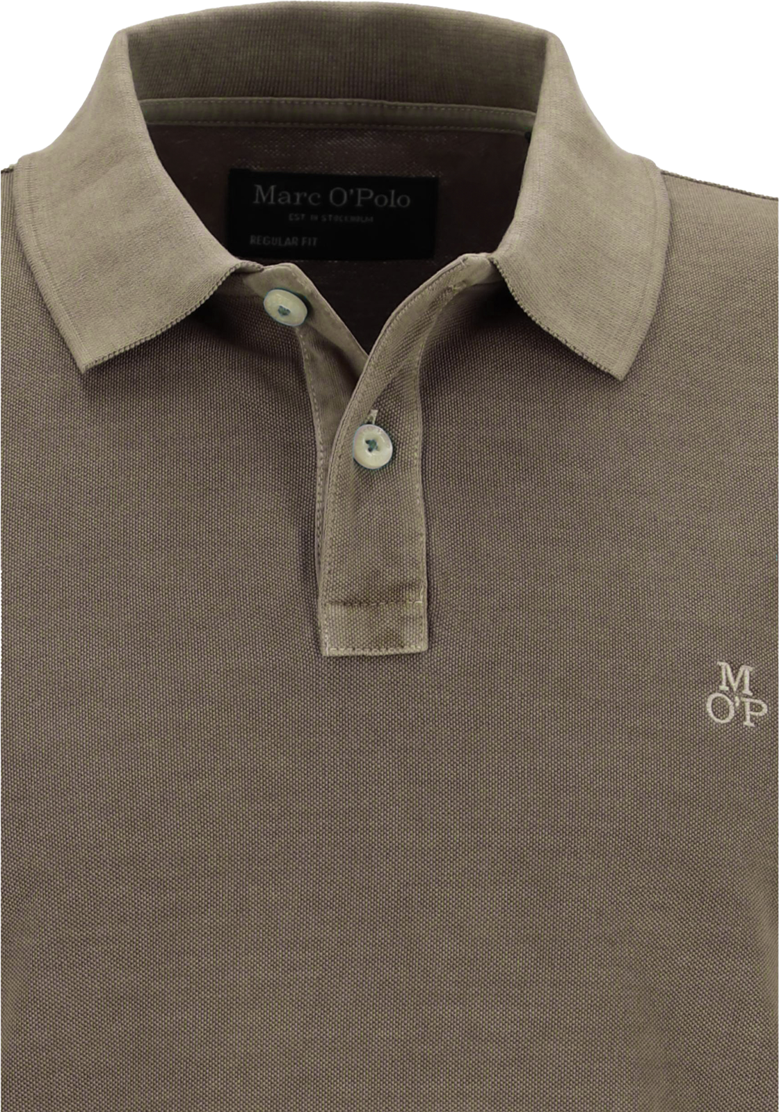 4-7325868594328-Marc_OPolo-MP_PS_blauw_422226653000852_details_HR Marc O'Polo regular fit polo, heren poloshirt korte mouw, bruin