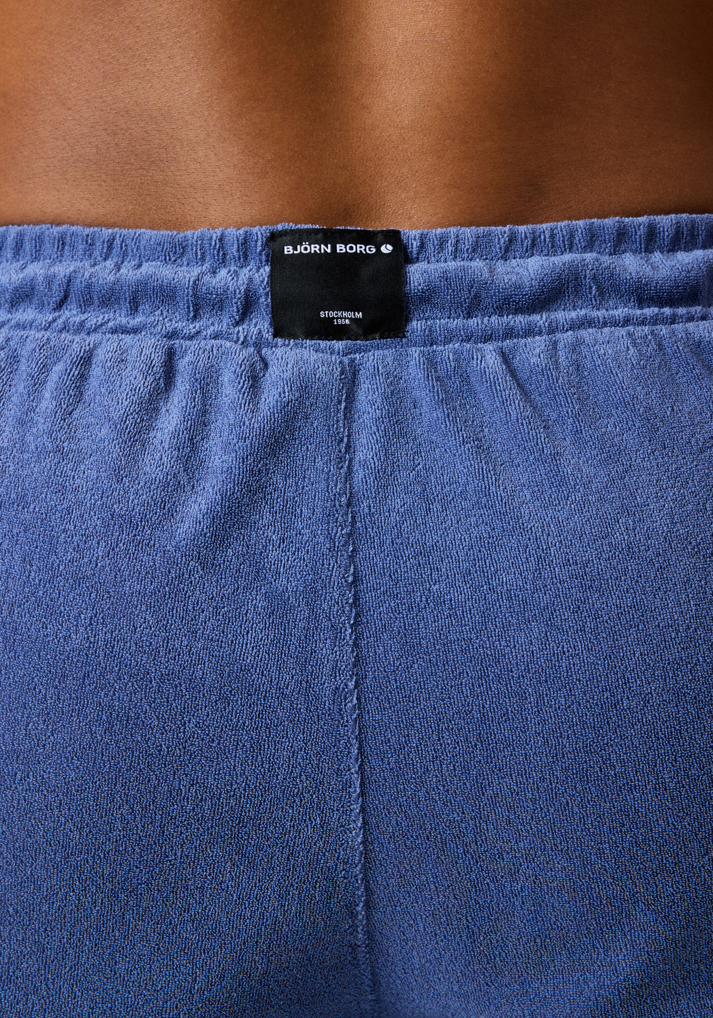 Bjorn Borg Toweling Pool Shorts, korte broek, blauw