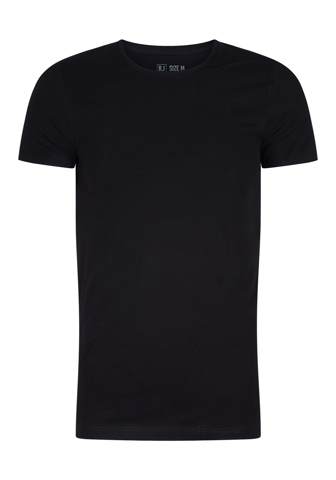 RJ_bodywear-ondergoed-37-050-Maastricht-black-single RJ Bodywear Everyday Maastricht T-shirts (2-pack), heren stretch T-shirts O-hals, zwart