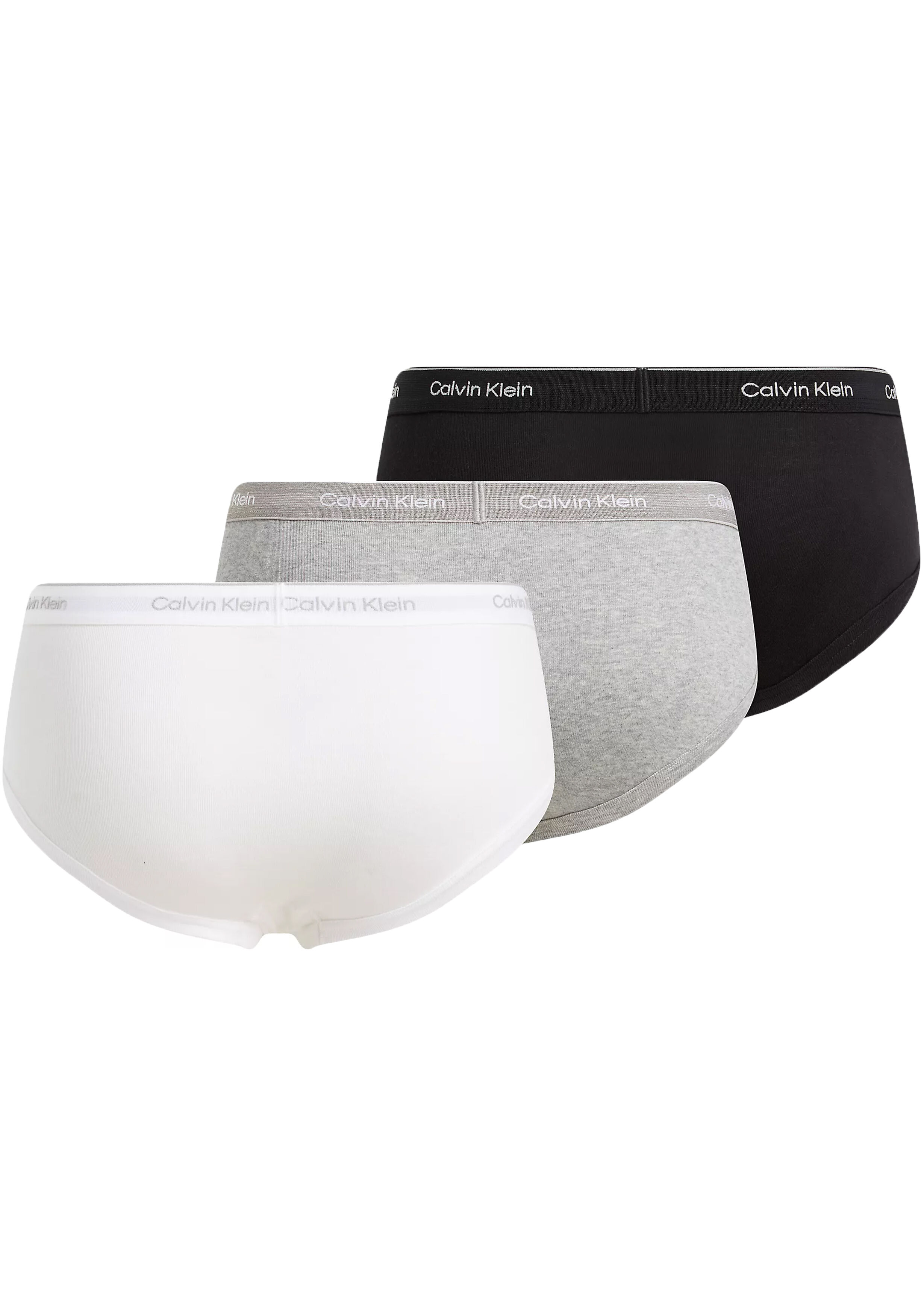 Calvin Klein Hipster Briefs (3-pack), heren slips, zwart, grijs en wit