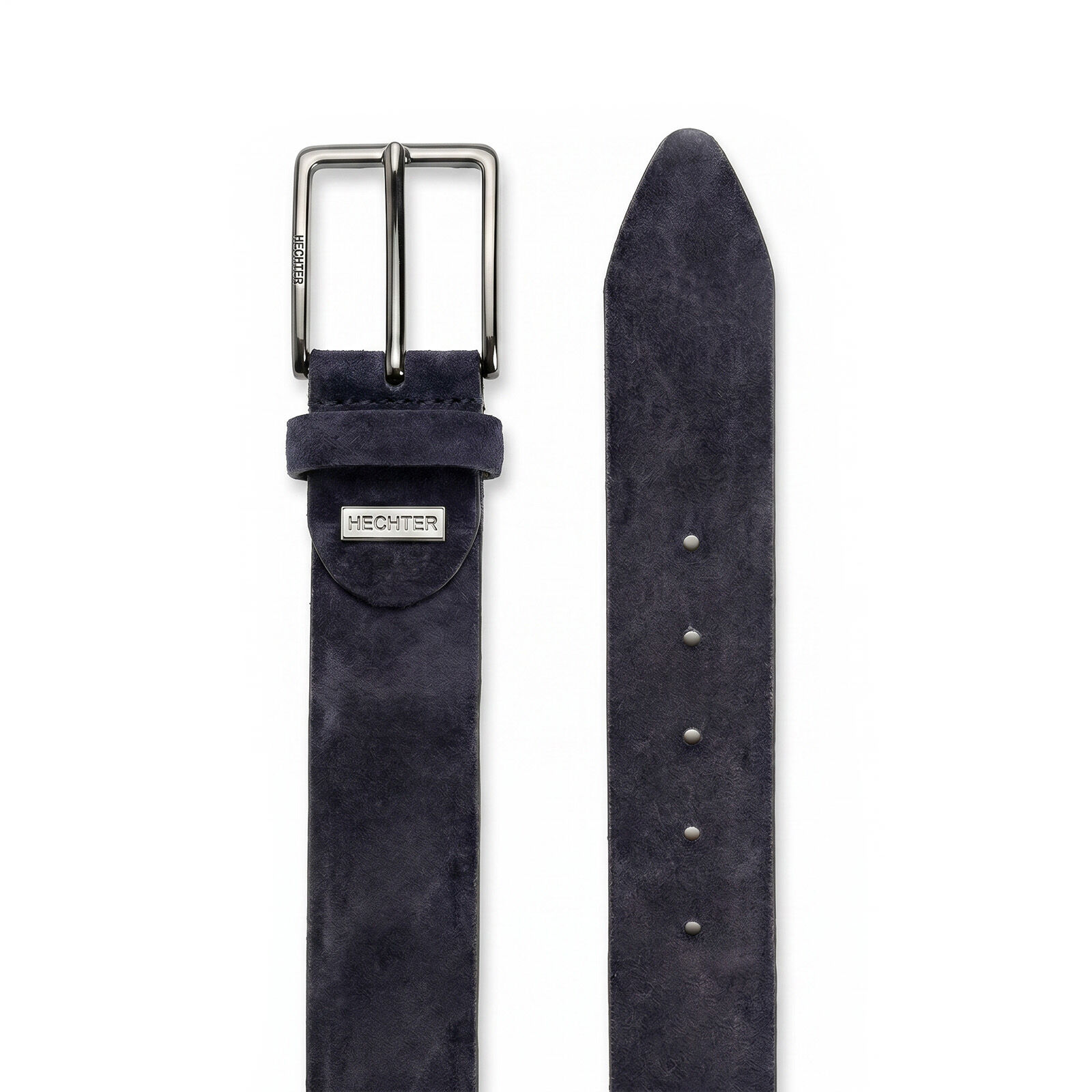 HECHTER leren heren riem, marine
