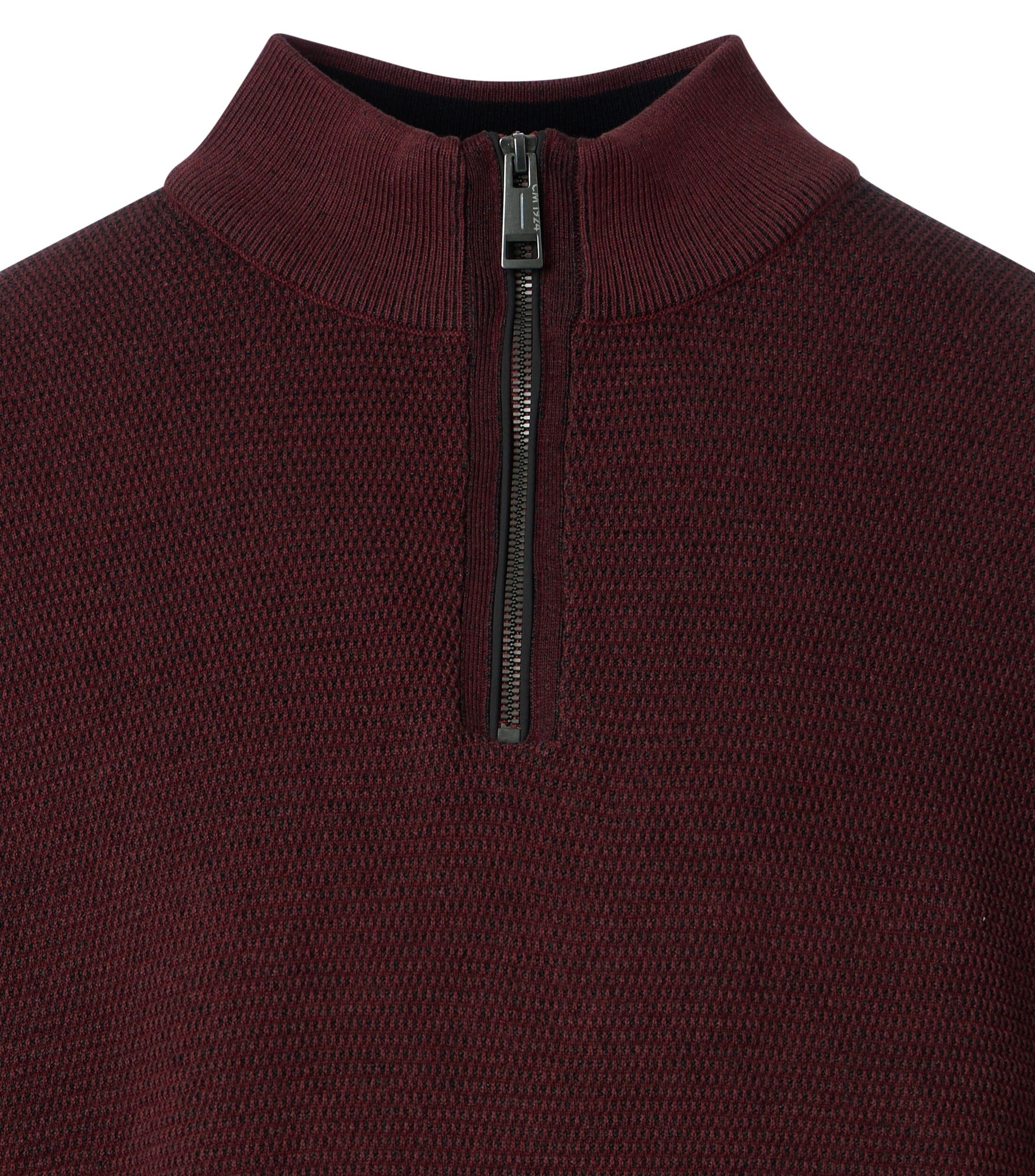 CASA MODA comfort fit schipperstrui, bordeaux
