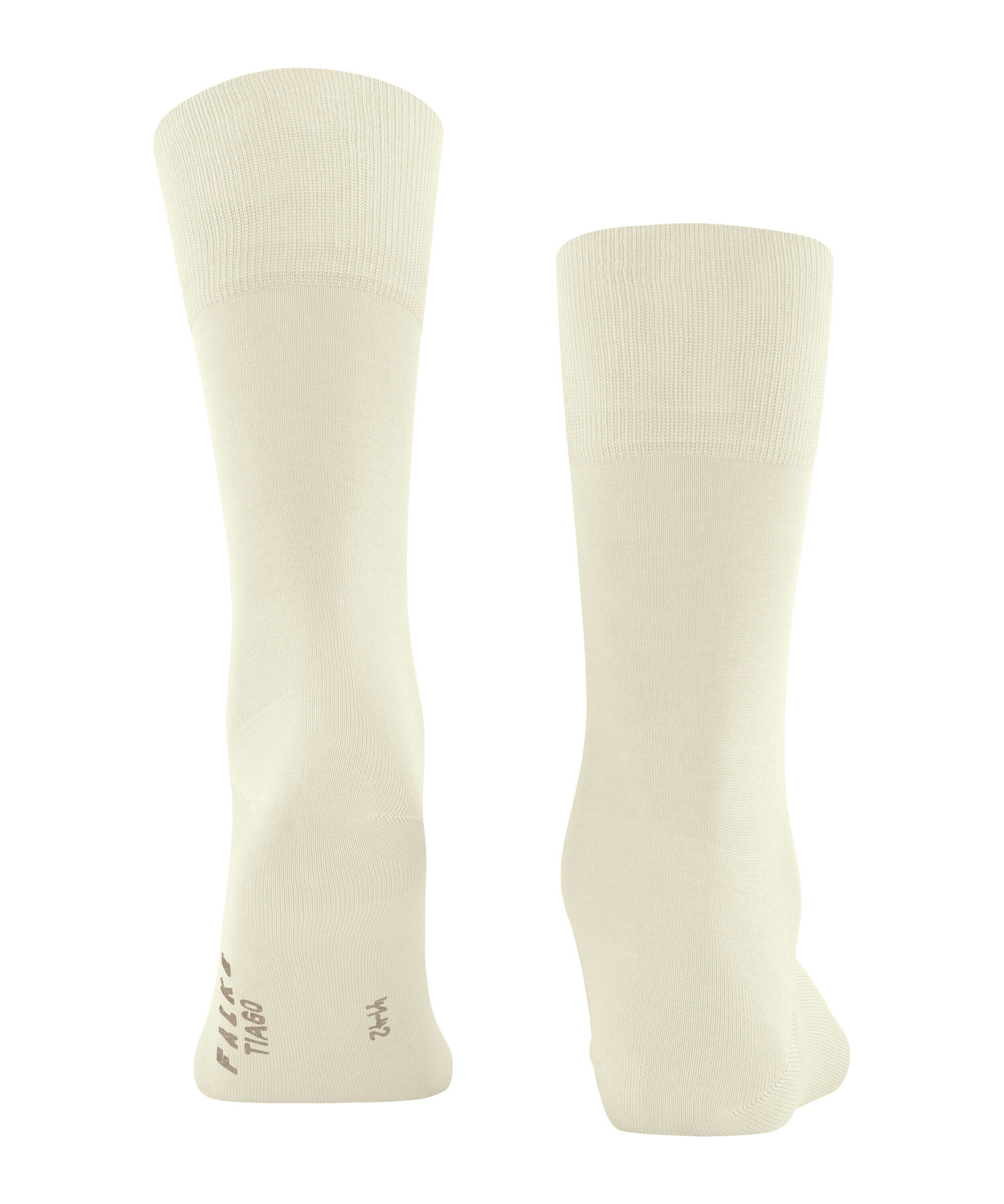 FALKE Tiago herensokken, wit (bone white)