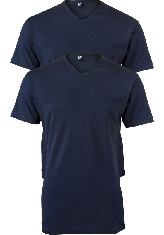 ALAN RED T-shirts Vermont (2-pack), donkerblauw ALAN RED T-shirts Vermont (2-pack), donkerblauw