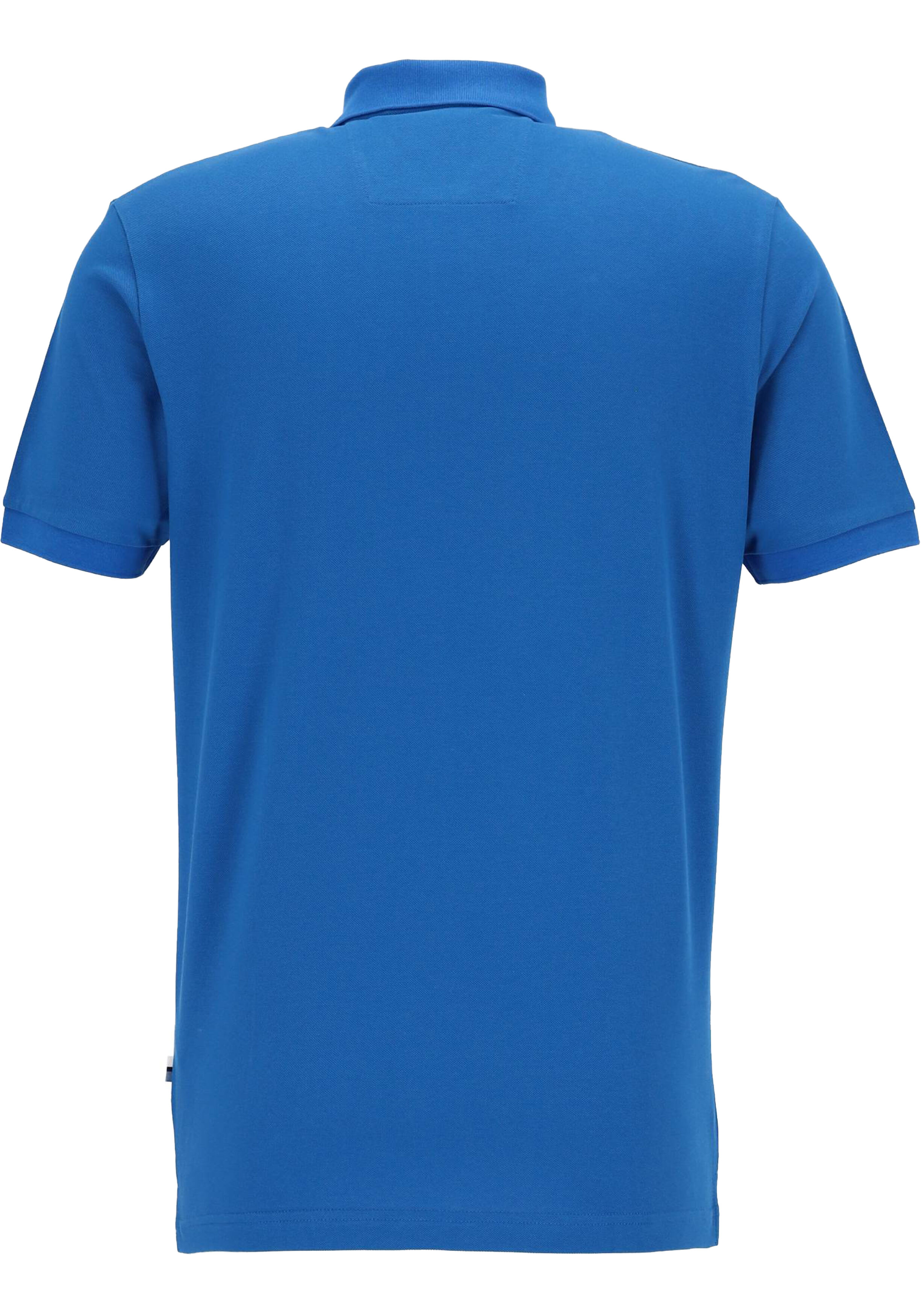 OLYMP Polo Casual, modern fit polo, blauw