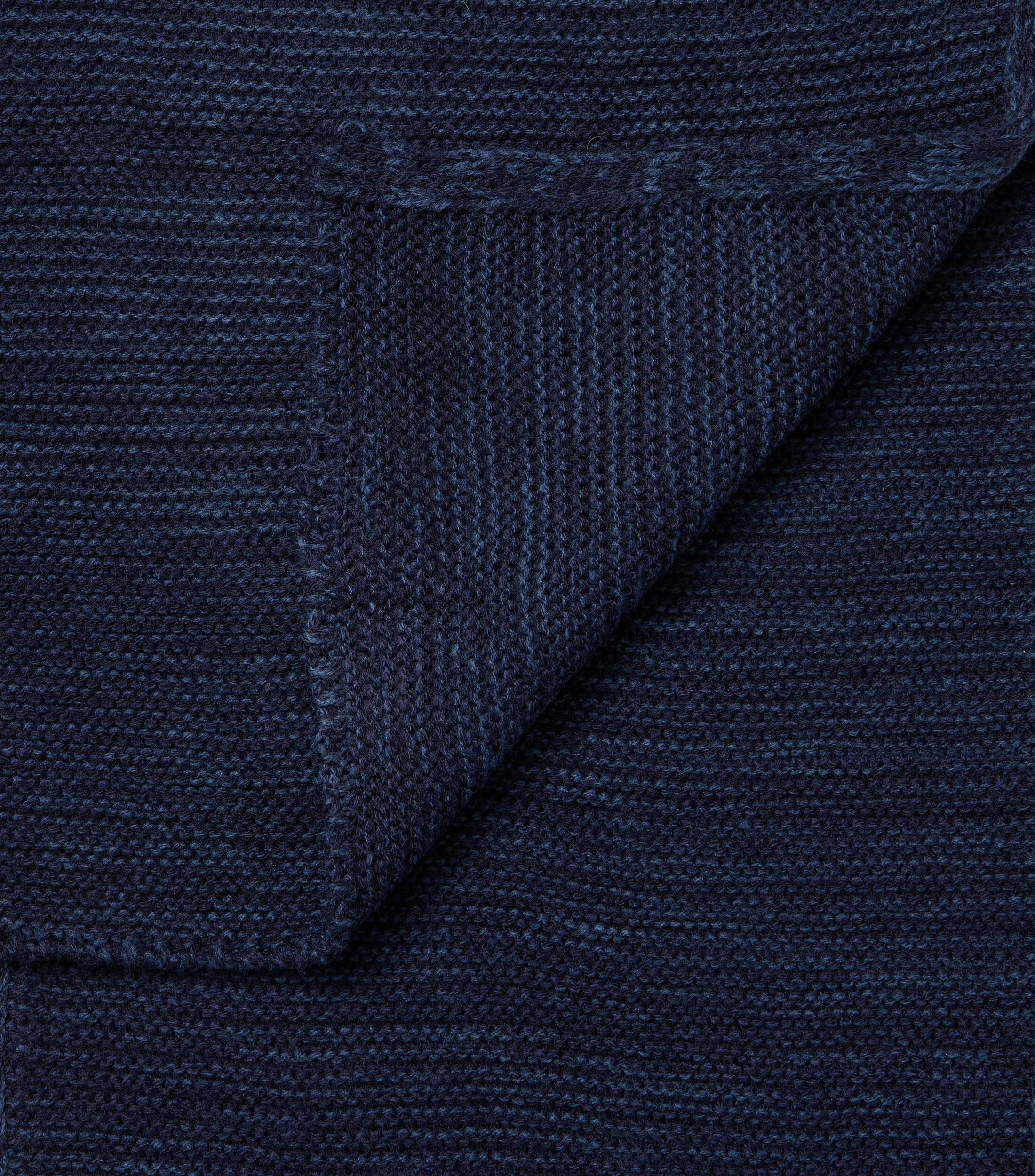 CASA MODA sjaal, donkerblauw dessin