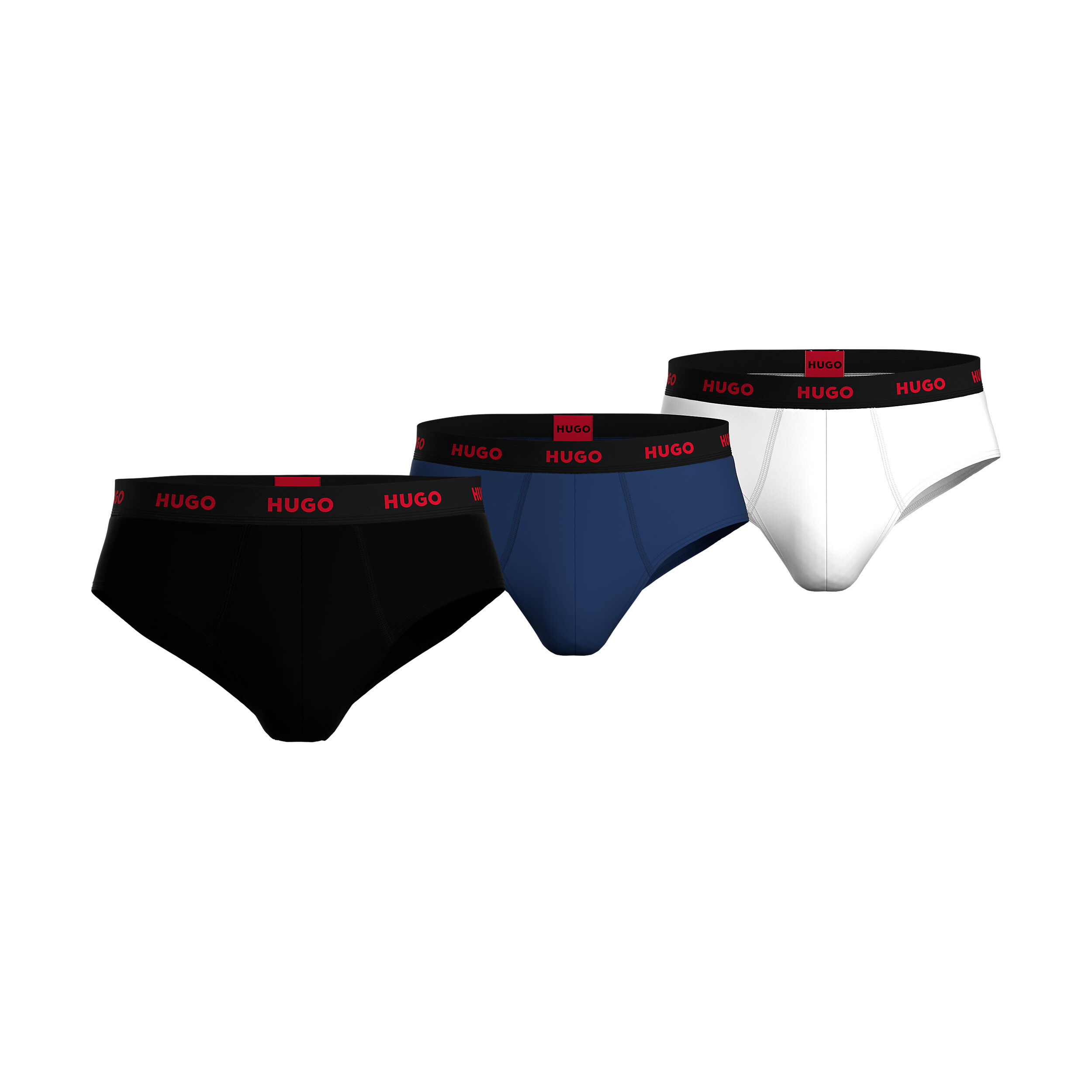 HUGO hipster briefs (3-pack), heren slips, wit