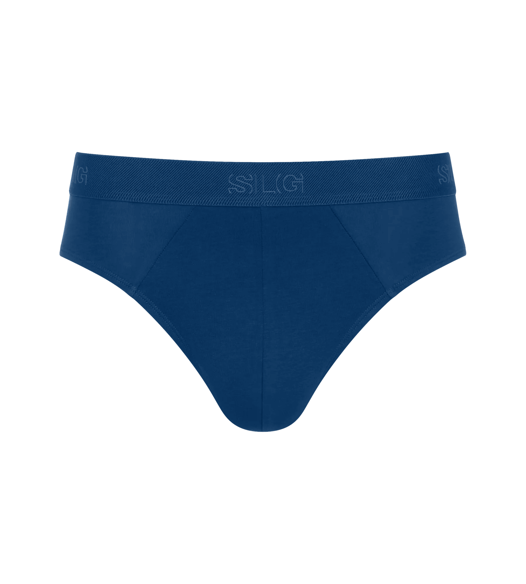 Sloggi Men SLG Base Brief, heren slip (2-pack), kobaltblauw en middengrijs