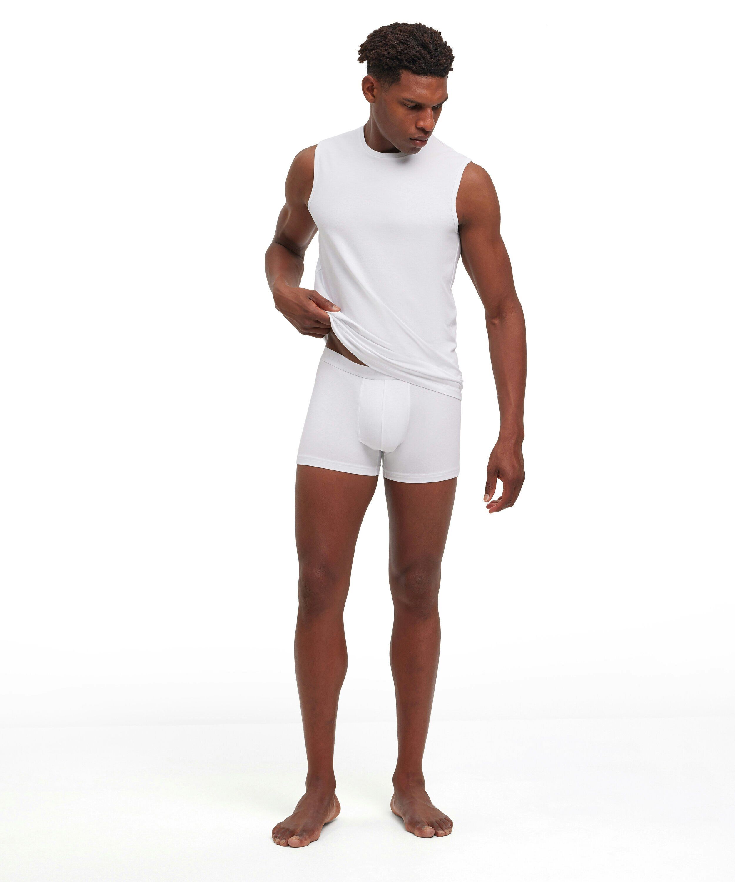 FALKE 2-pack heren boxer Daily Comfort, boxers normale lengte, wit (white)