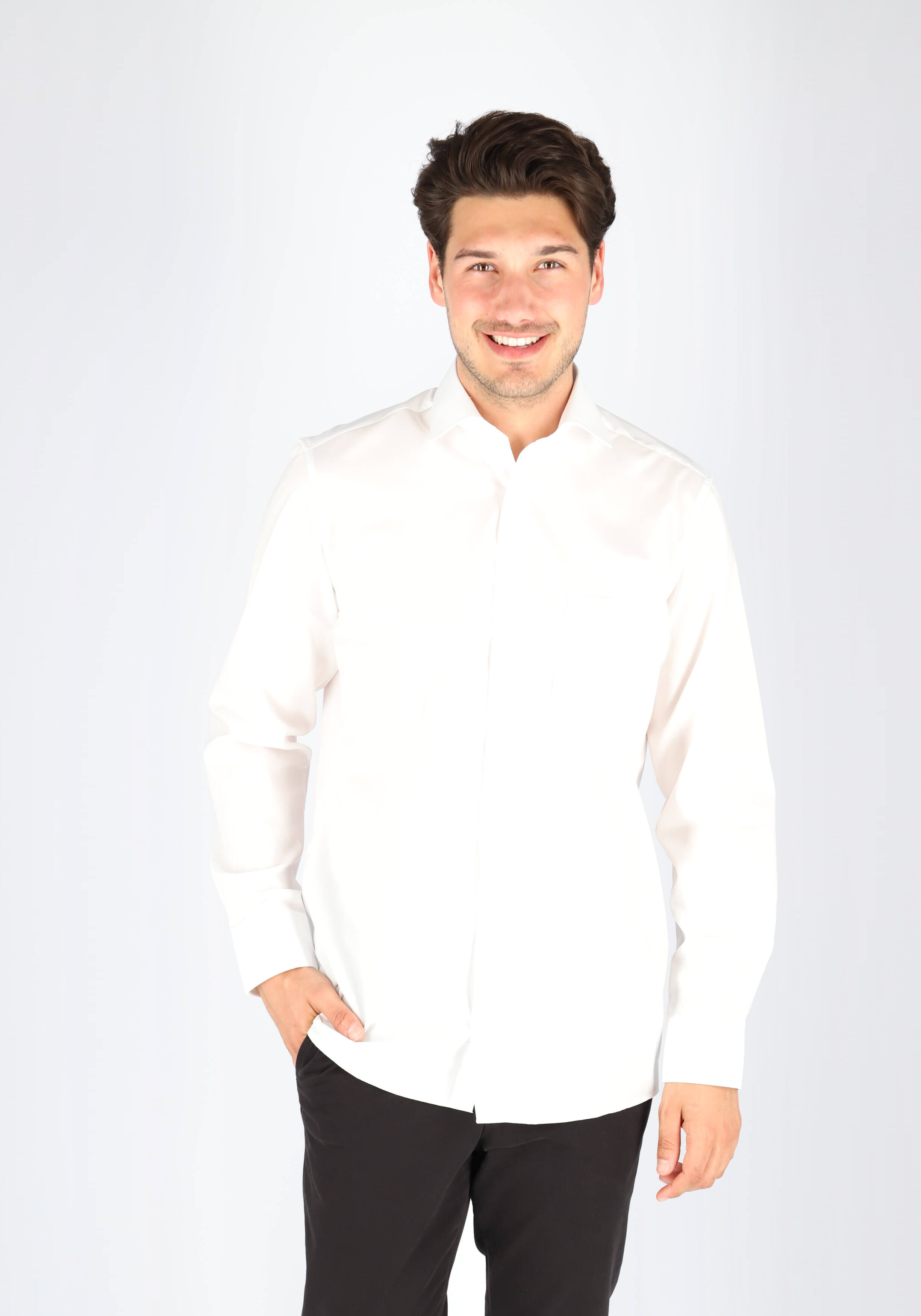CASA MODA modern fit overhemd, wit