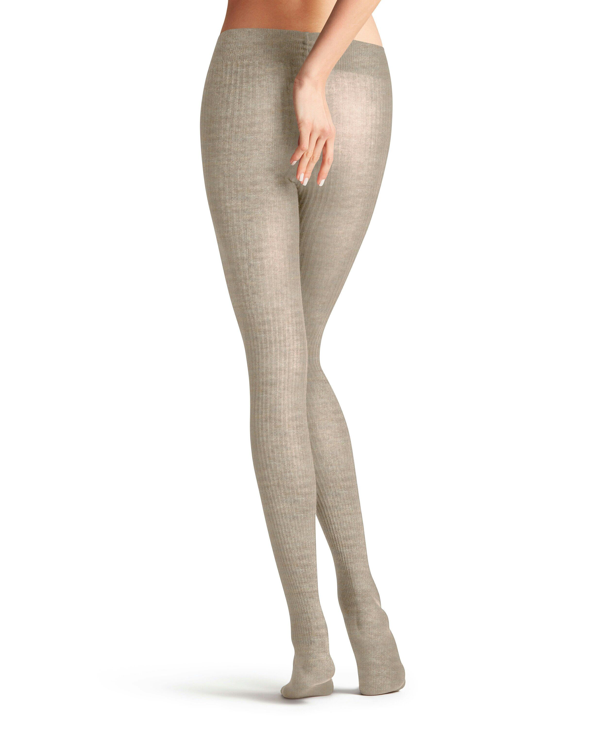 FALKE Family Rib TI dames panty, linen melange