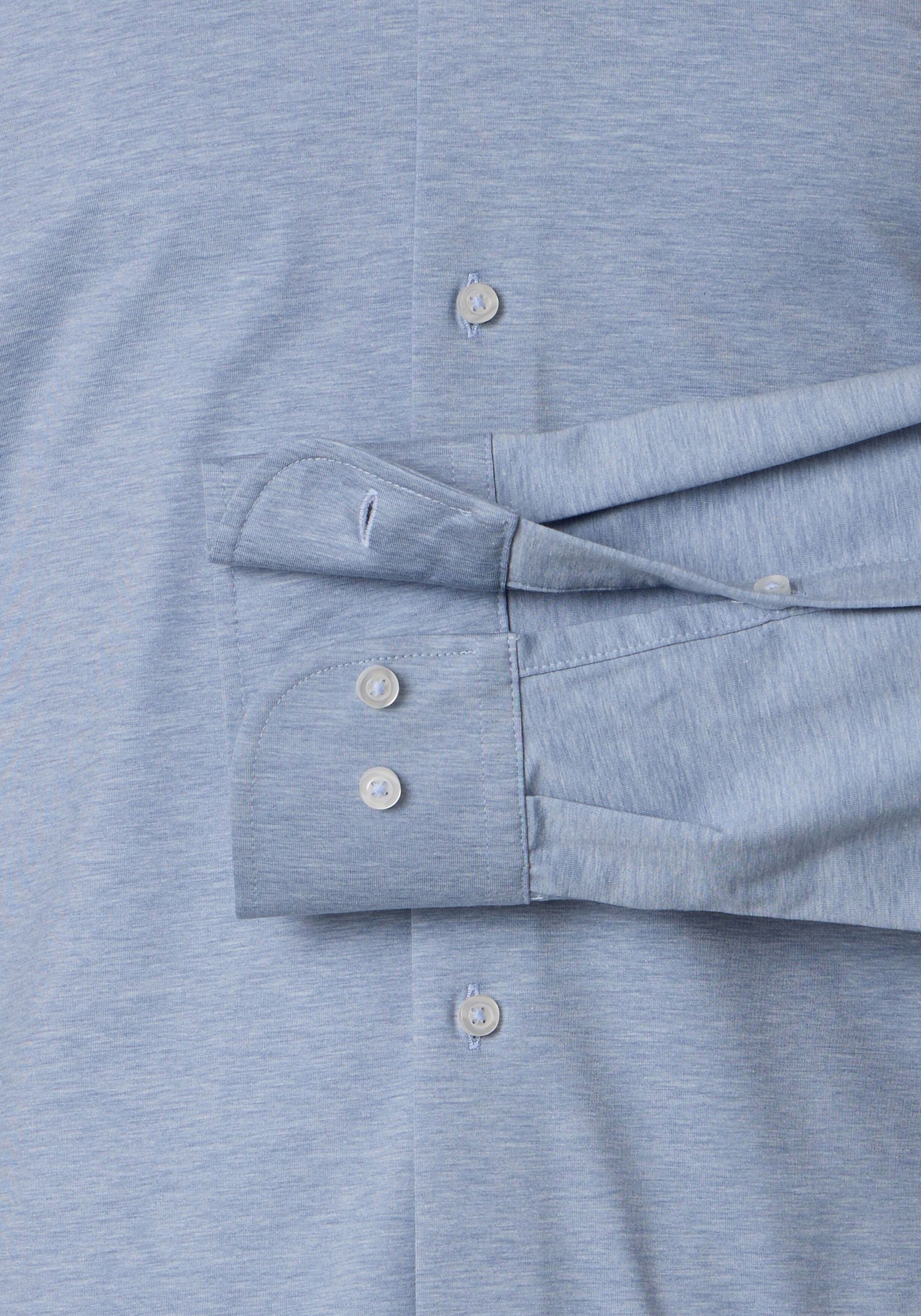 VENTI CASA MODA comfort fit overhemd, jersey, lichtblauw