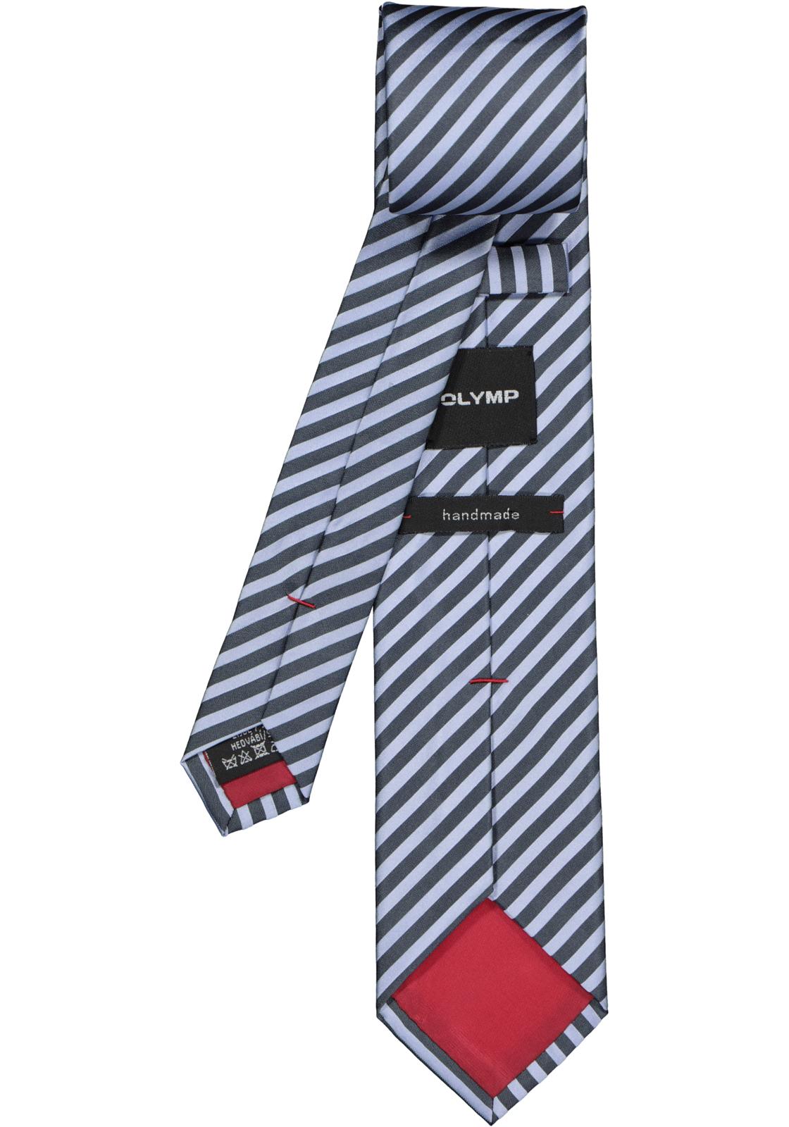 3-4025708526672_olymp-stropdas_HR OLYMP stropdas, blauw-lichtblauw gestreept