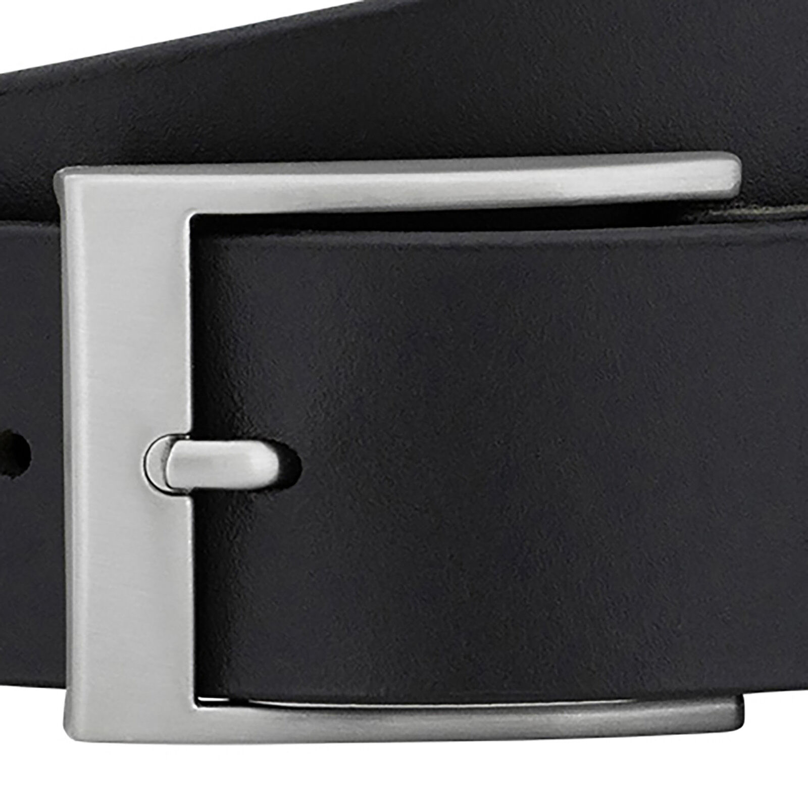 LINDENMANN leren heren riem, zwart