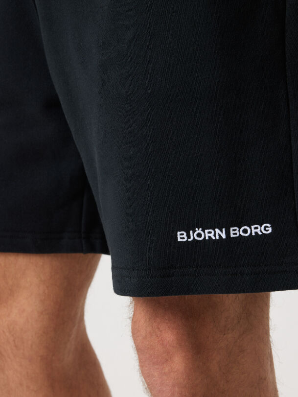 Bjorn Borg Classic Sweatshorts, heren joggingbroek kort, zwart
