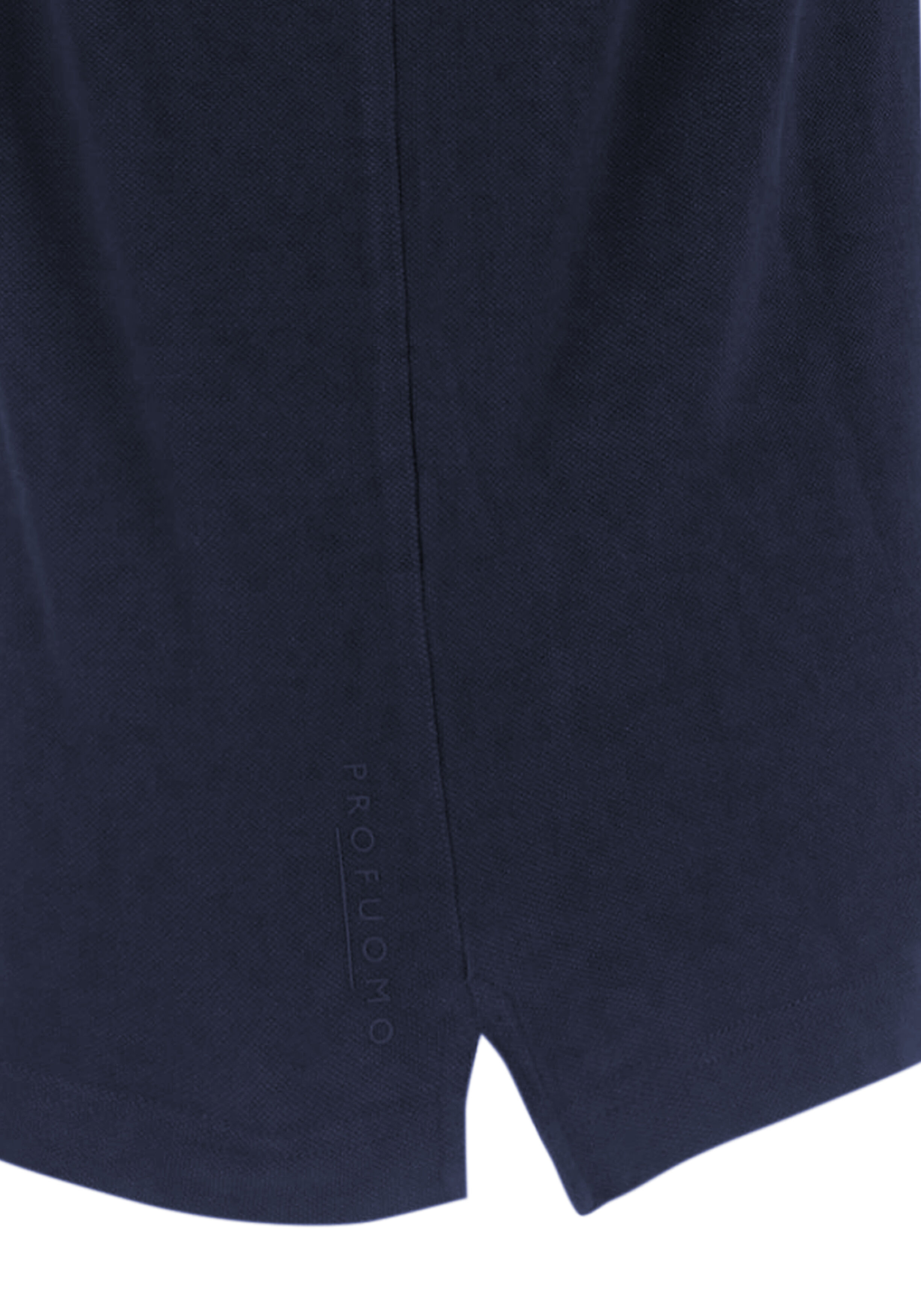Profuomo slim fit heren polo, navy blauw
