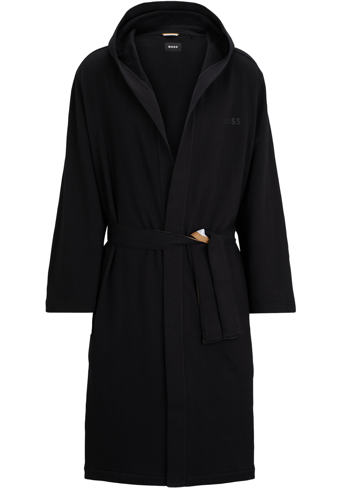 1-4063539500966-50503142-001-badjas-hugo_boss_HR BOSS Iconic French Terry Robe, heren badjas (middeldik), zwart