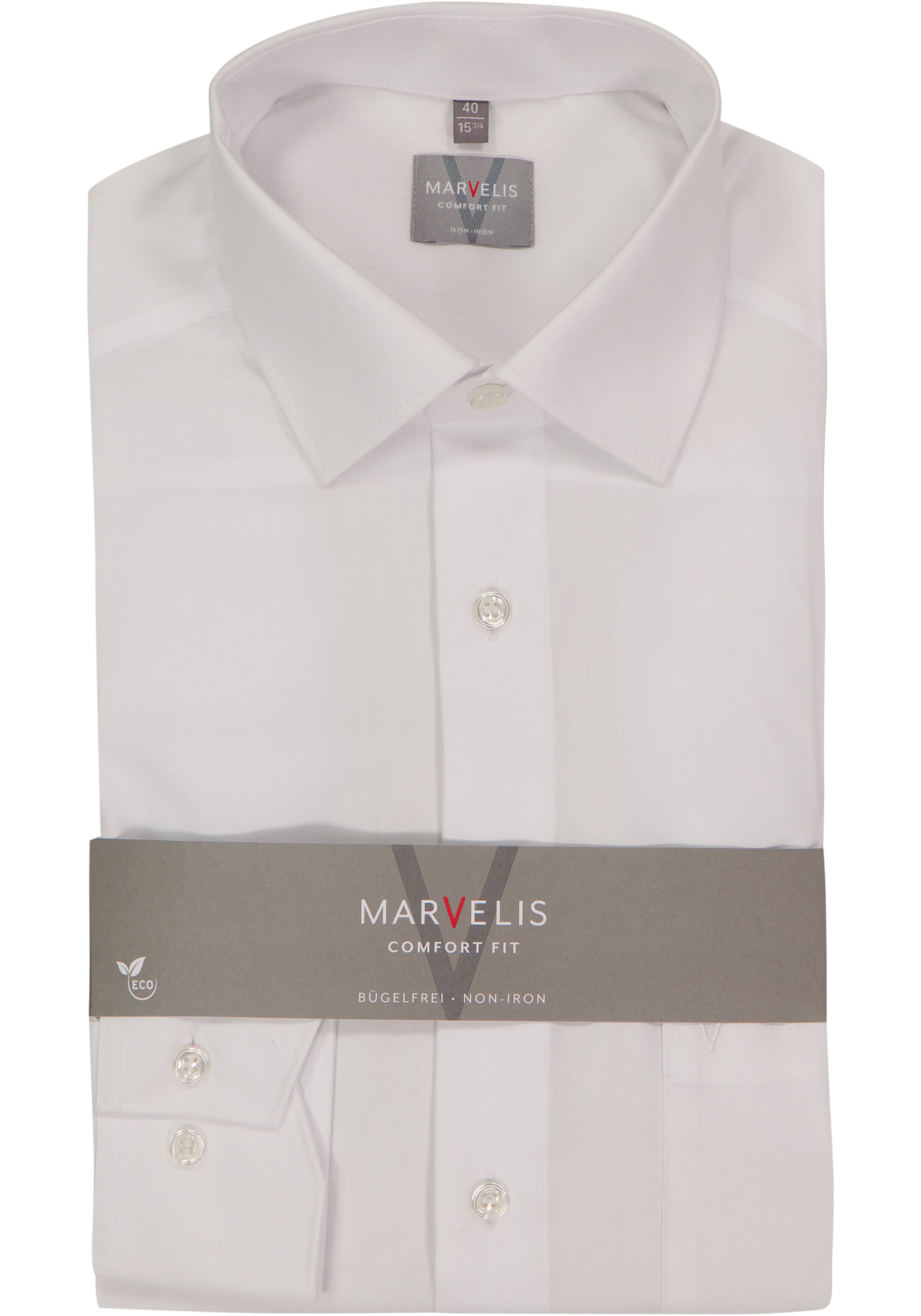 MARVELIS comfort fit overhemd, wit 