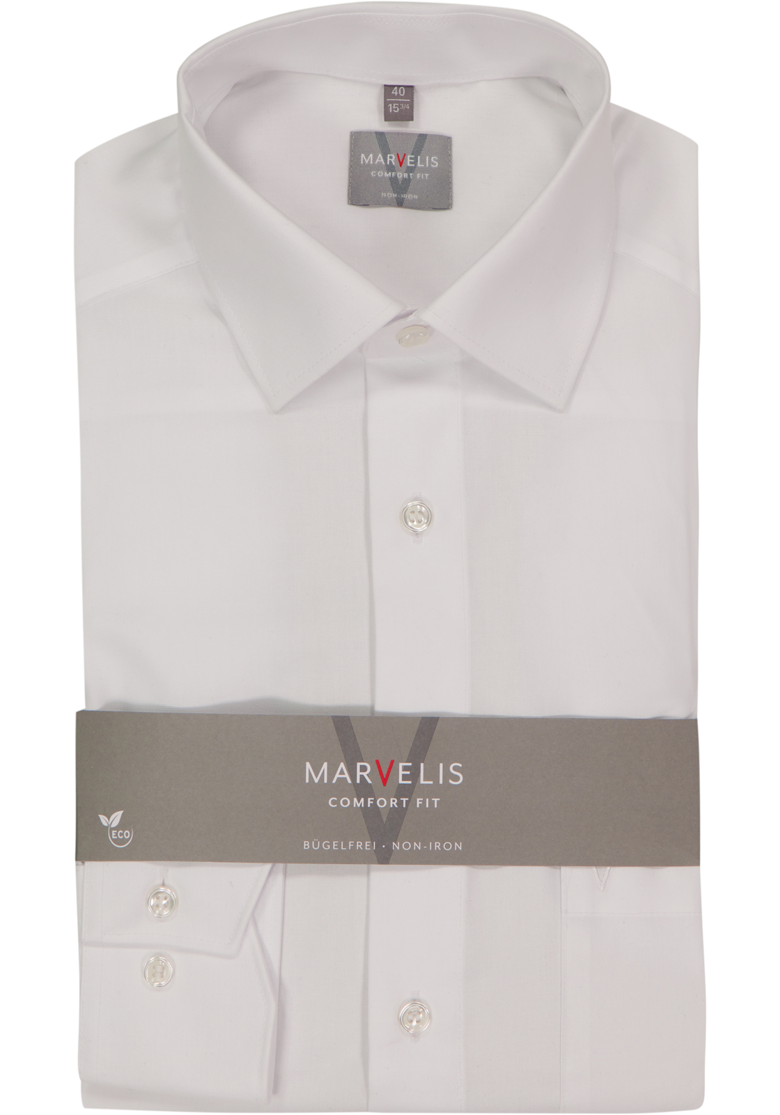 MARVELIS comfort fit overhemd, wit  MARVELIS comfort fit overhemd, wit
