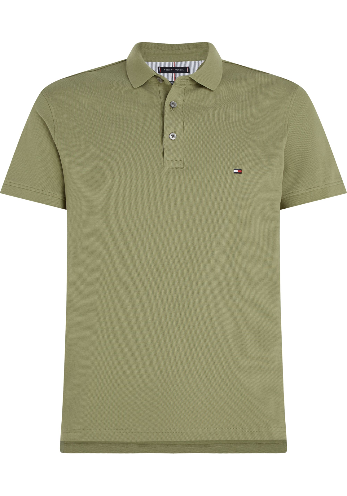 image_2_MW0MW17771L9F_F_C4401wid2000amphei2000ampop_usm1710 Tommy Hilfiger 1985 Slim Polo, heren poloshirt, licht olijfgroen