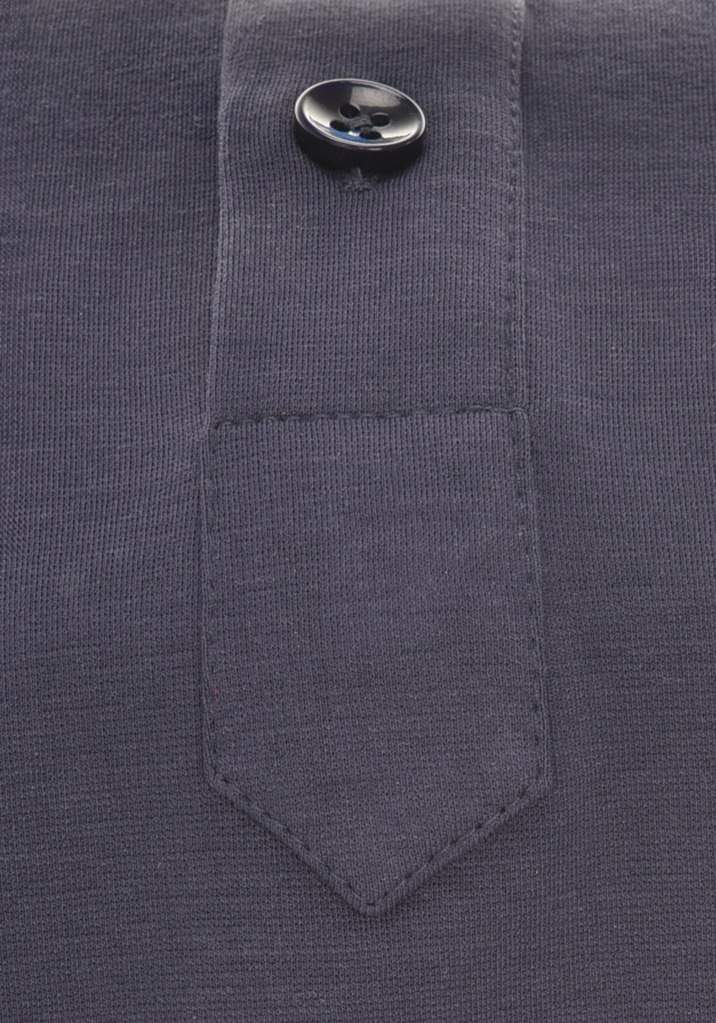Ledub slim fit polo overhemd, tricot, jersey, donkerblauw
