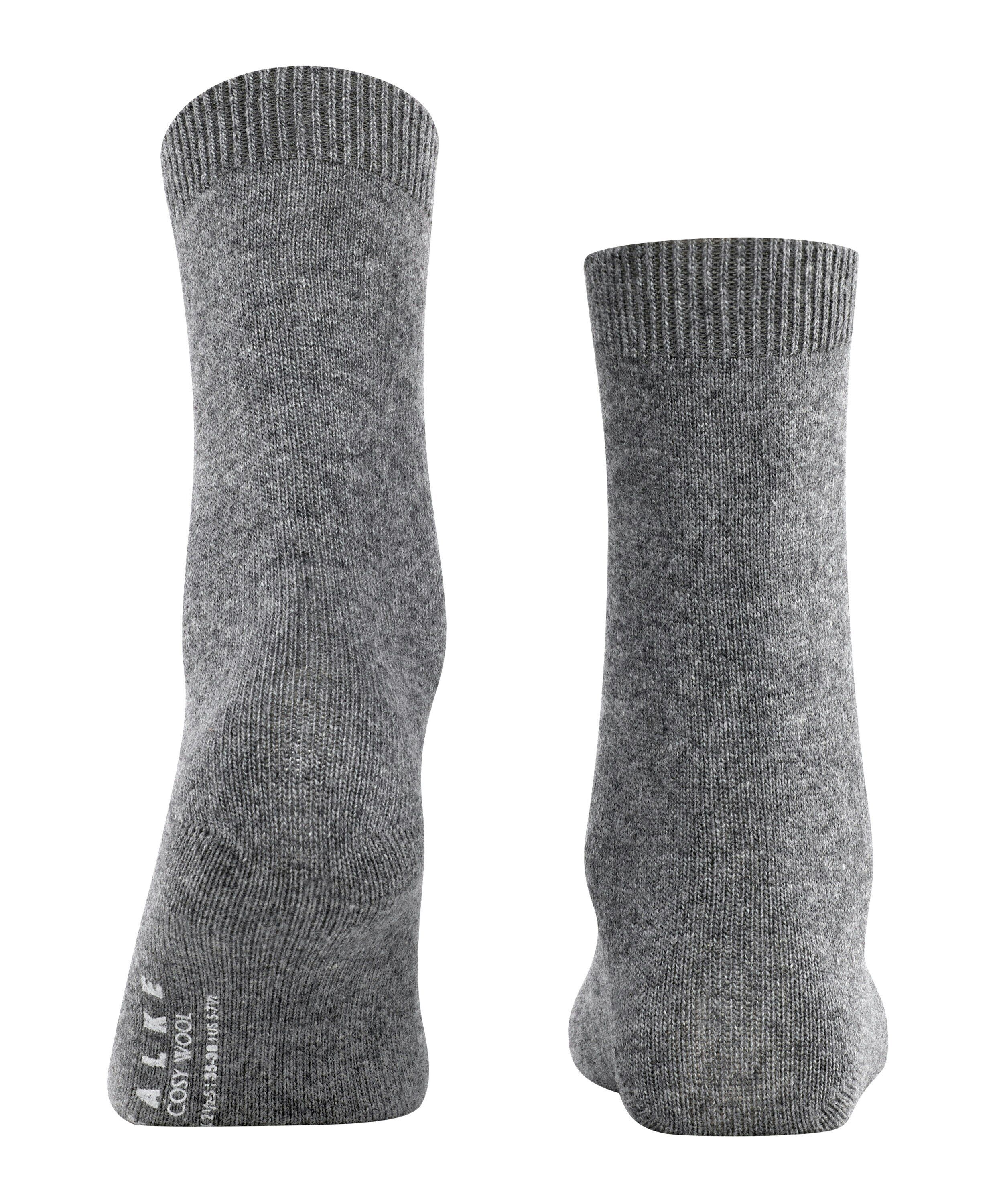 FALKE Cosy Wool damessokken, grijs (light greymelange)