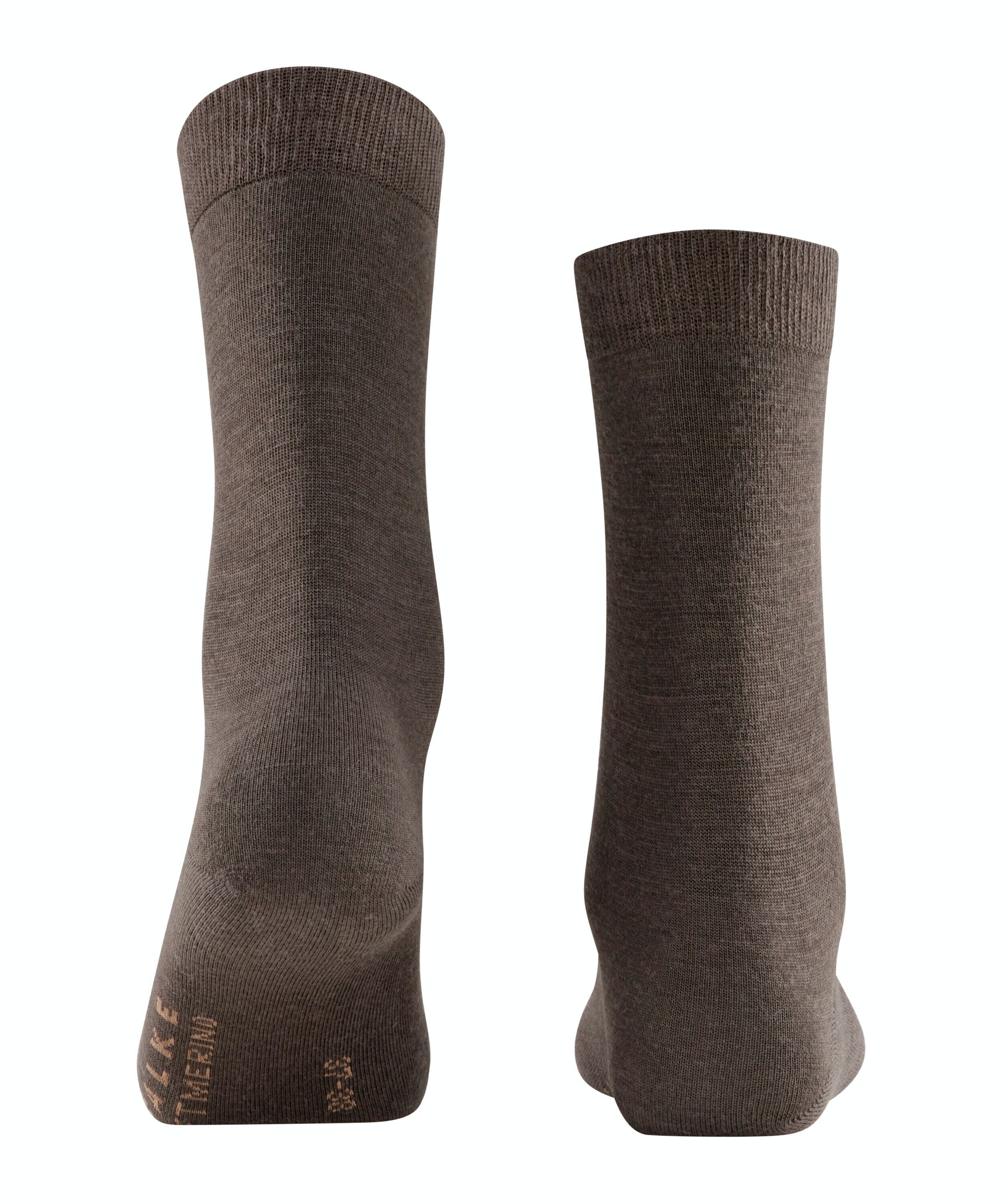 FALKE Softmerino damessokken, bruin (dark brown)