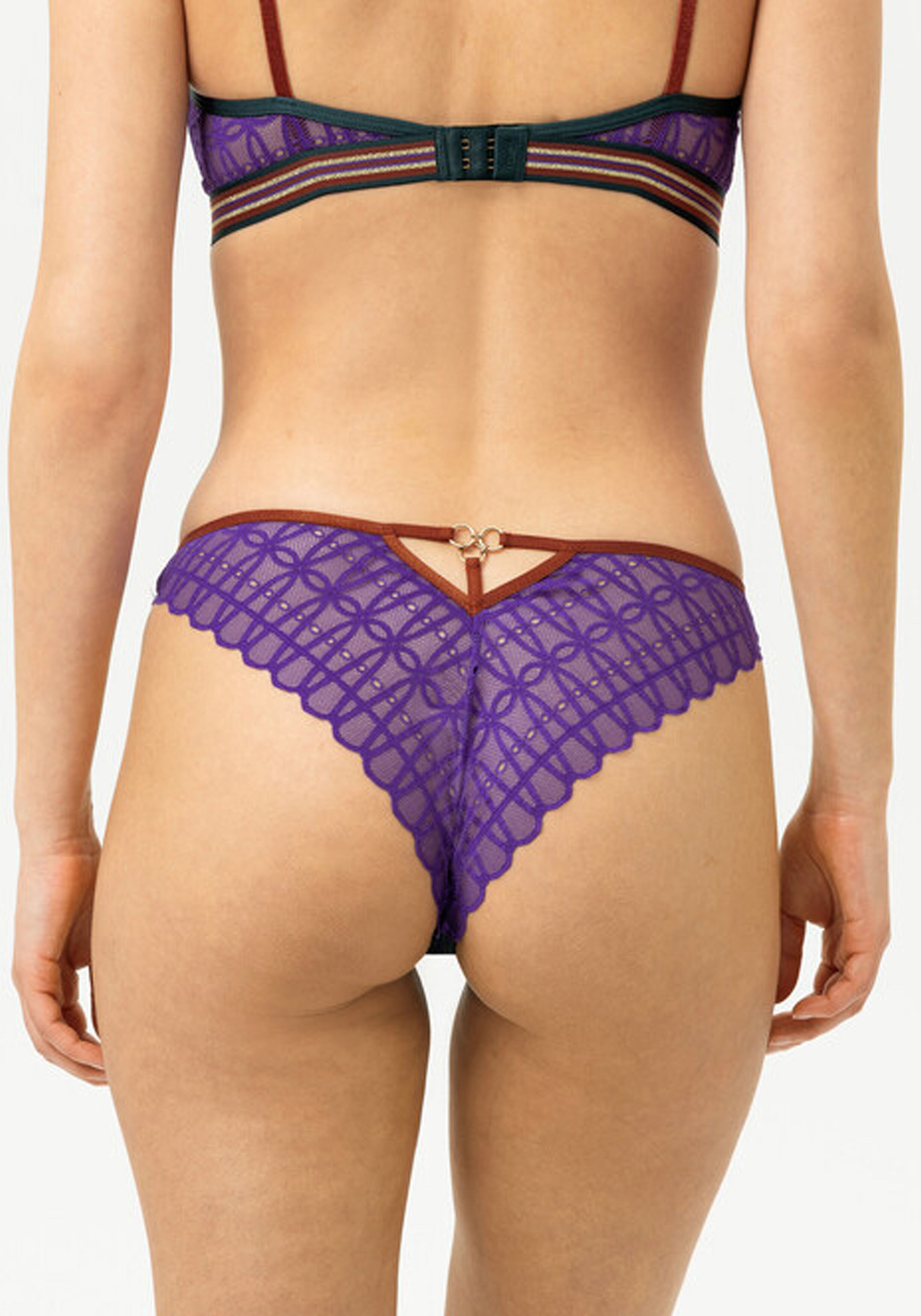 Mey dames brasil Poetry Temptation, slip, donkergroen