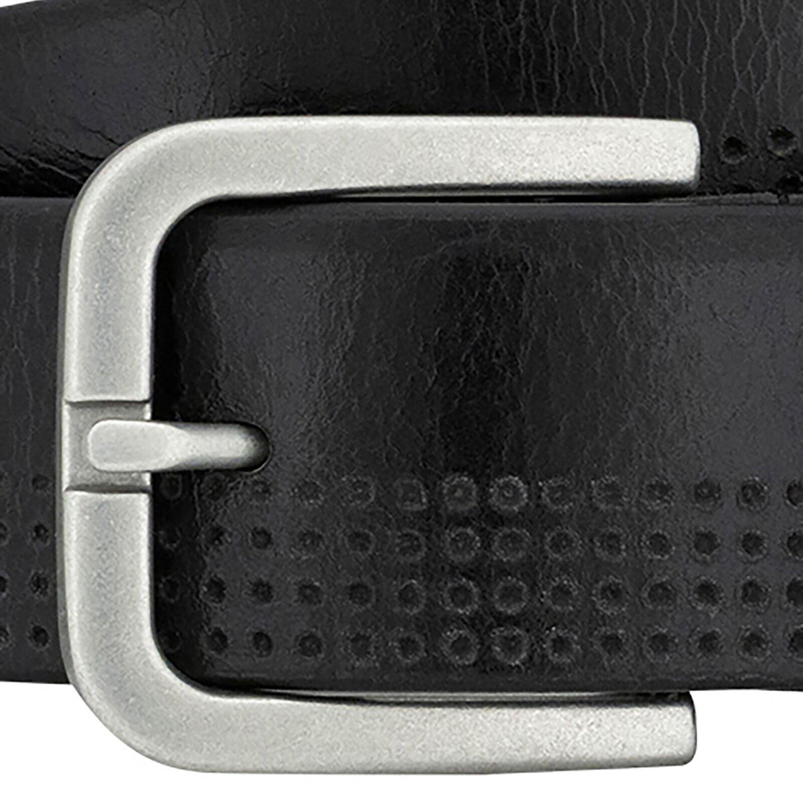 LINDENMANN leren heren riem, zwart