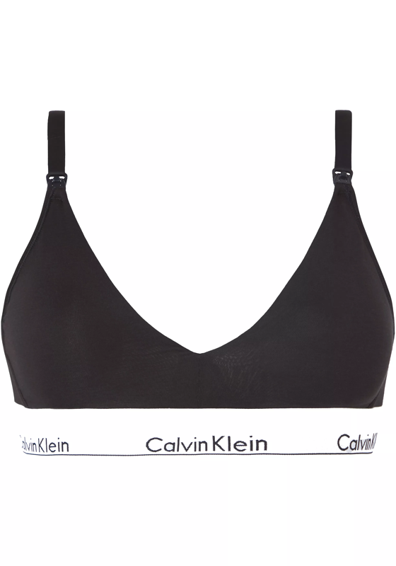 Calvin Klein dames Modern Cotton maternity bra, zwangerschaps BH, zwart Calvin Klein dames Modern Cotton maternity bra, zwangerschaps BH, zwart