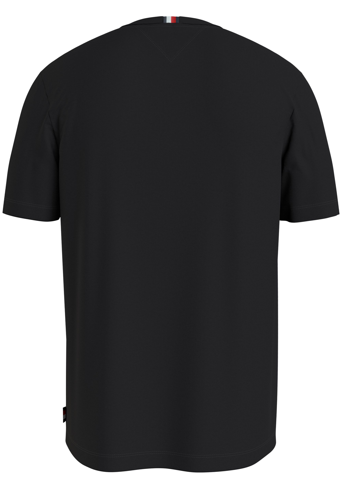 image_3_MW0MW34376BDS_B_C4101wid2000amphei2000ampop_usm1710 Tommy Hilfiger Hilfiger Ath Tee, heren T-shirt korte mouw O-hals, zwart