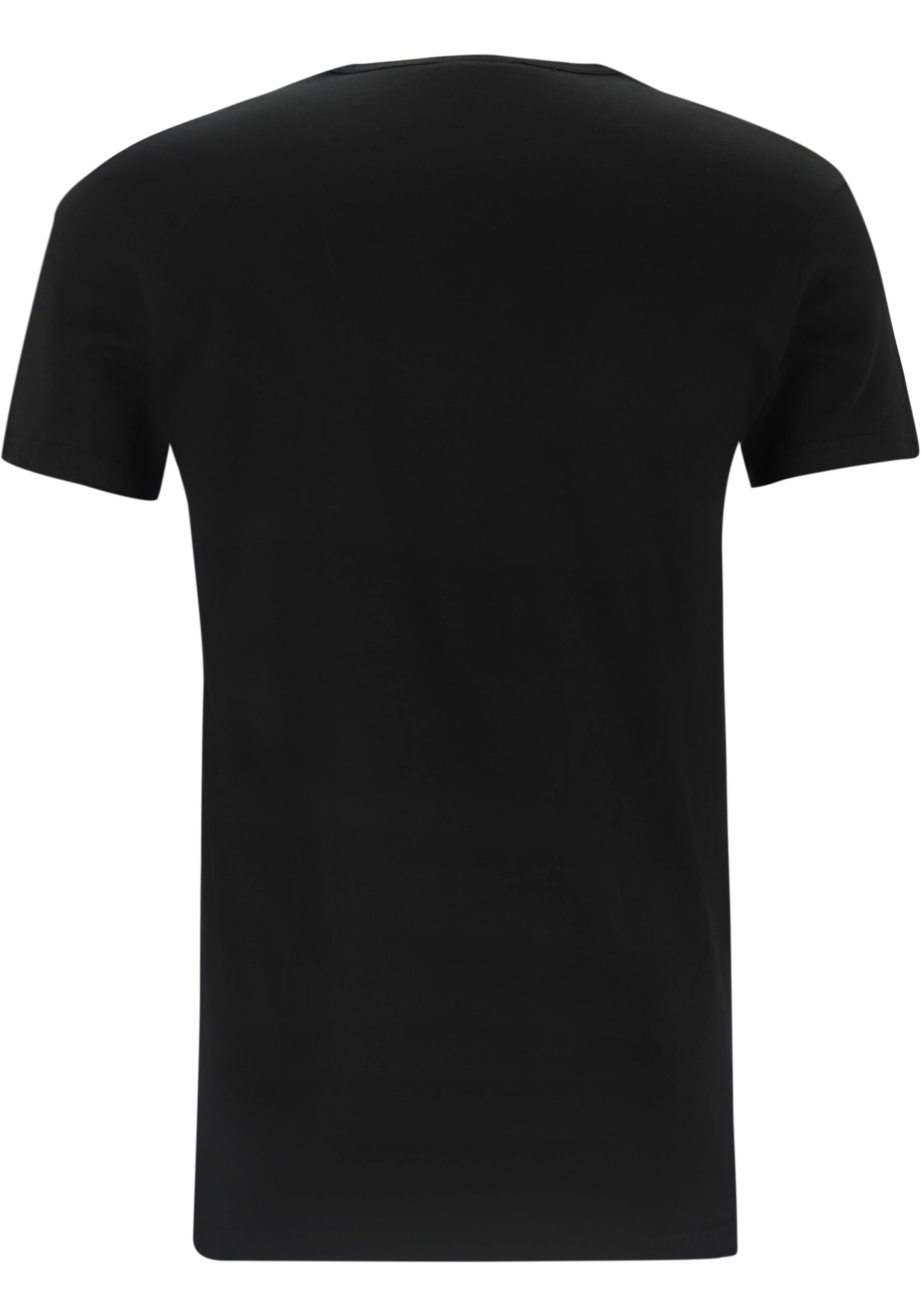 ALAN RED T-shirts Dean (2-pack), diepe V-hals, zwart 