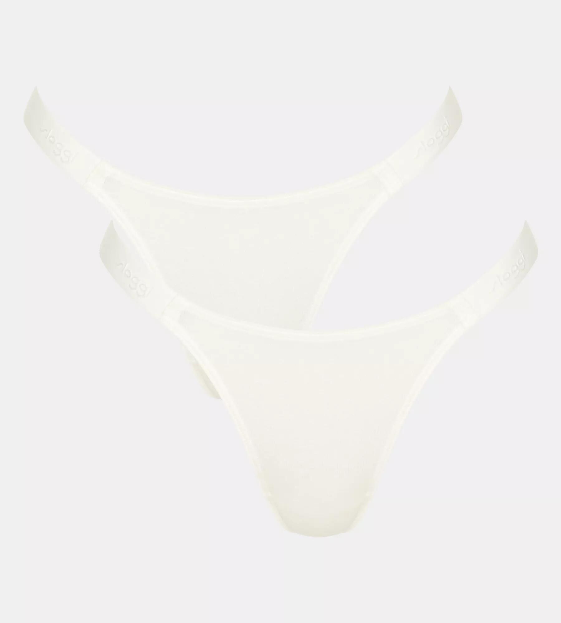Sloggi Women GO Casual Tiny tanga (2-pack), dames slip, abrikoos oranje