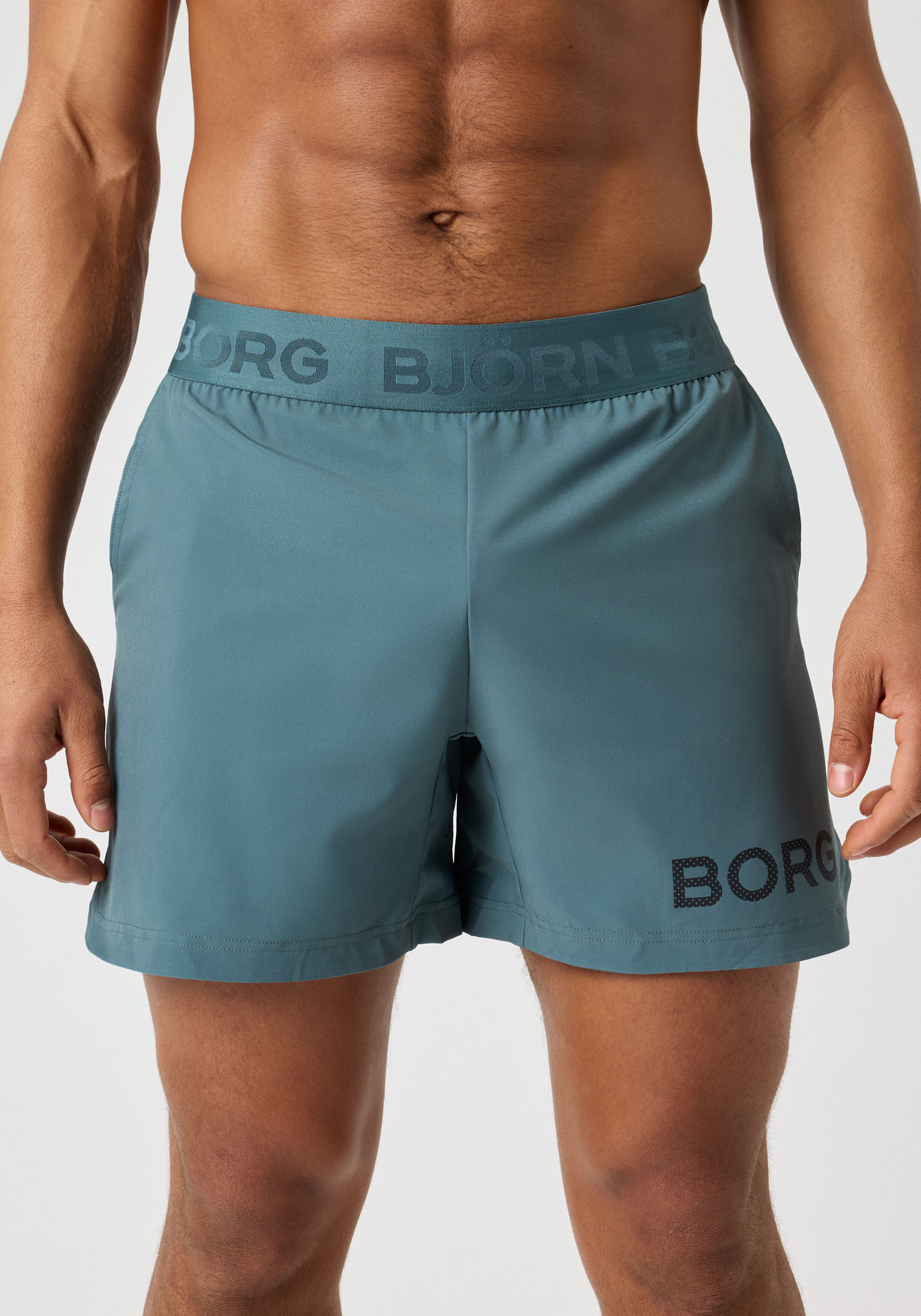 Bjorn Borg 6Inch Shorts, heren sportbroek kort, groen