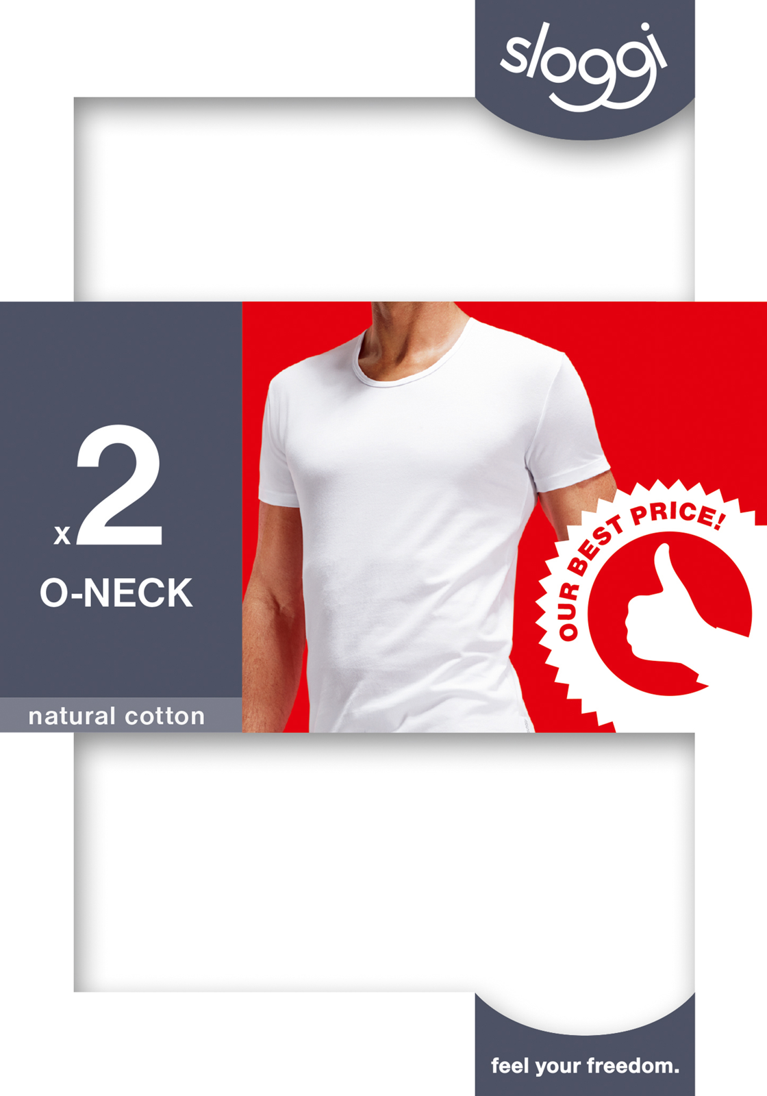 5-7611358604838-sloggi-men-24-7-o-neck-2p_HR Sloggi Men 24/7 Shirt O-hals, heren T-shirts (2-pack), wit