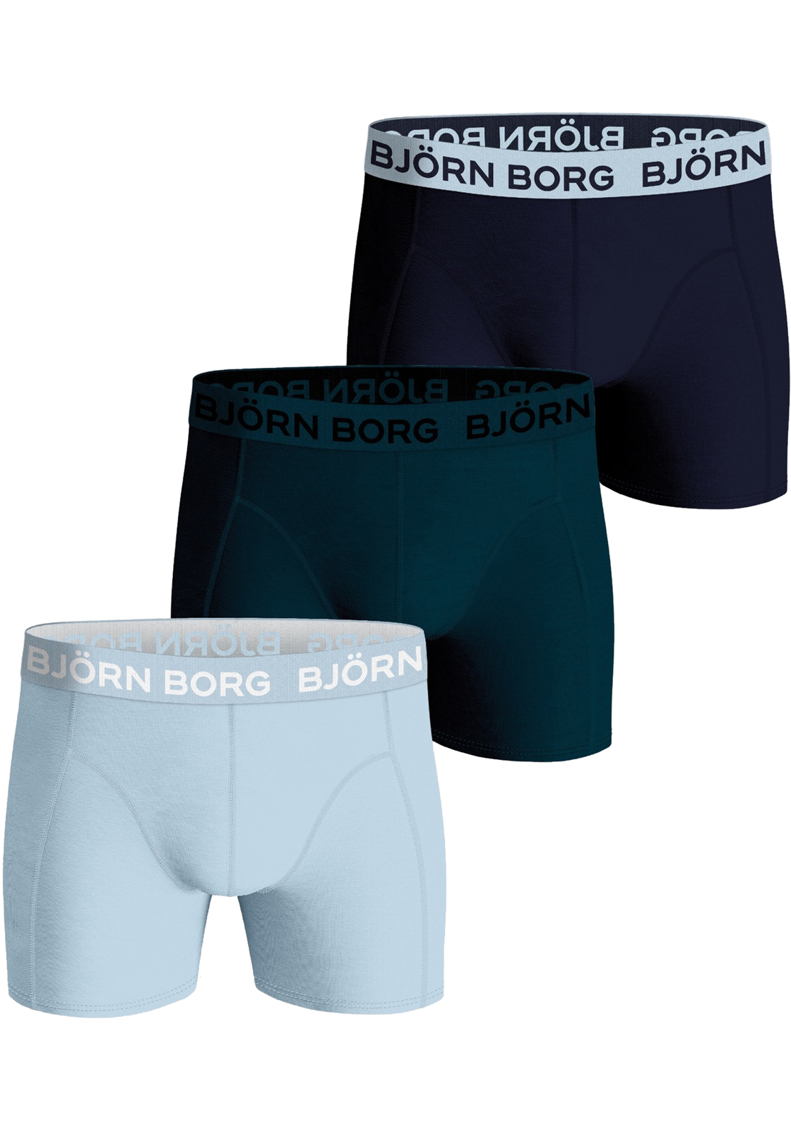 1-7321465528315-bjorn_borg_HR Bjorn Borg Cotton Stretch boxers, heren boxers normale lengte (3-pack), multicolor
