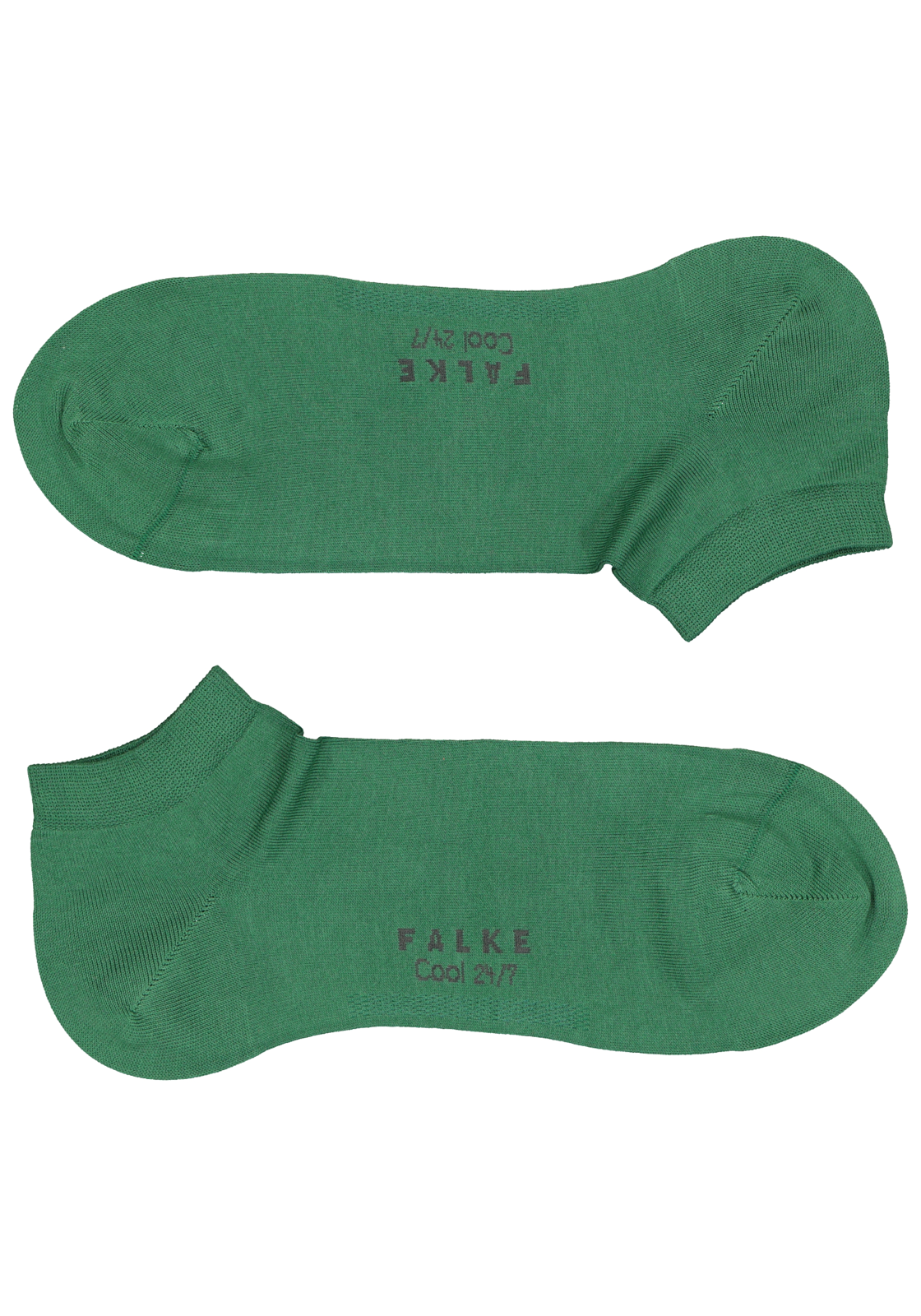 2-4043874210119_falke_cool_1p_HR FALKE Cool 24/7 heren enkelsokken, groen (golf)