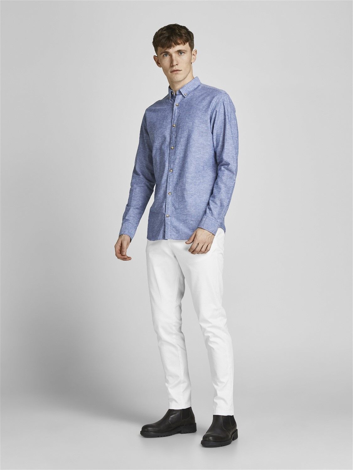 JACK & JONES Marco Bowie slim fit, heren chino, wit