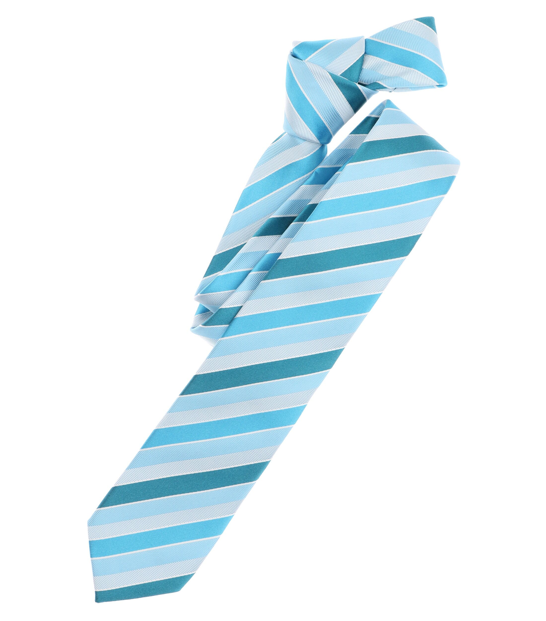 VENTI stropdas, lichtblauw, blauw, wit gestreept