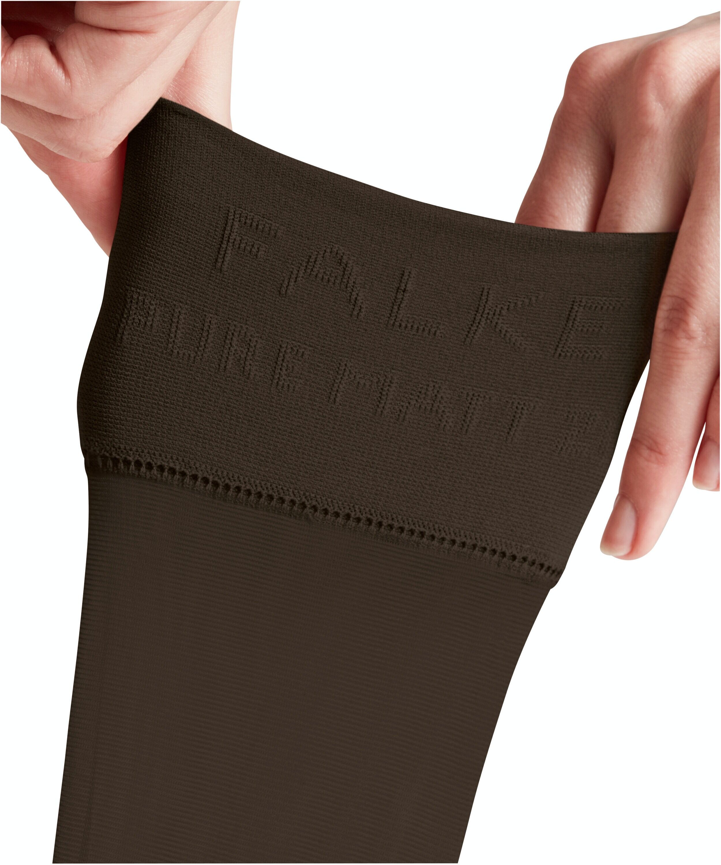 FALKE Pure Matt 20 DEN dames kniekousen, bruin (brenda)